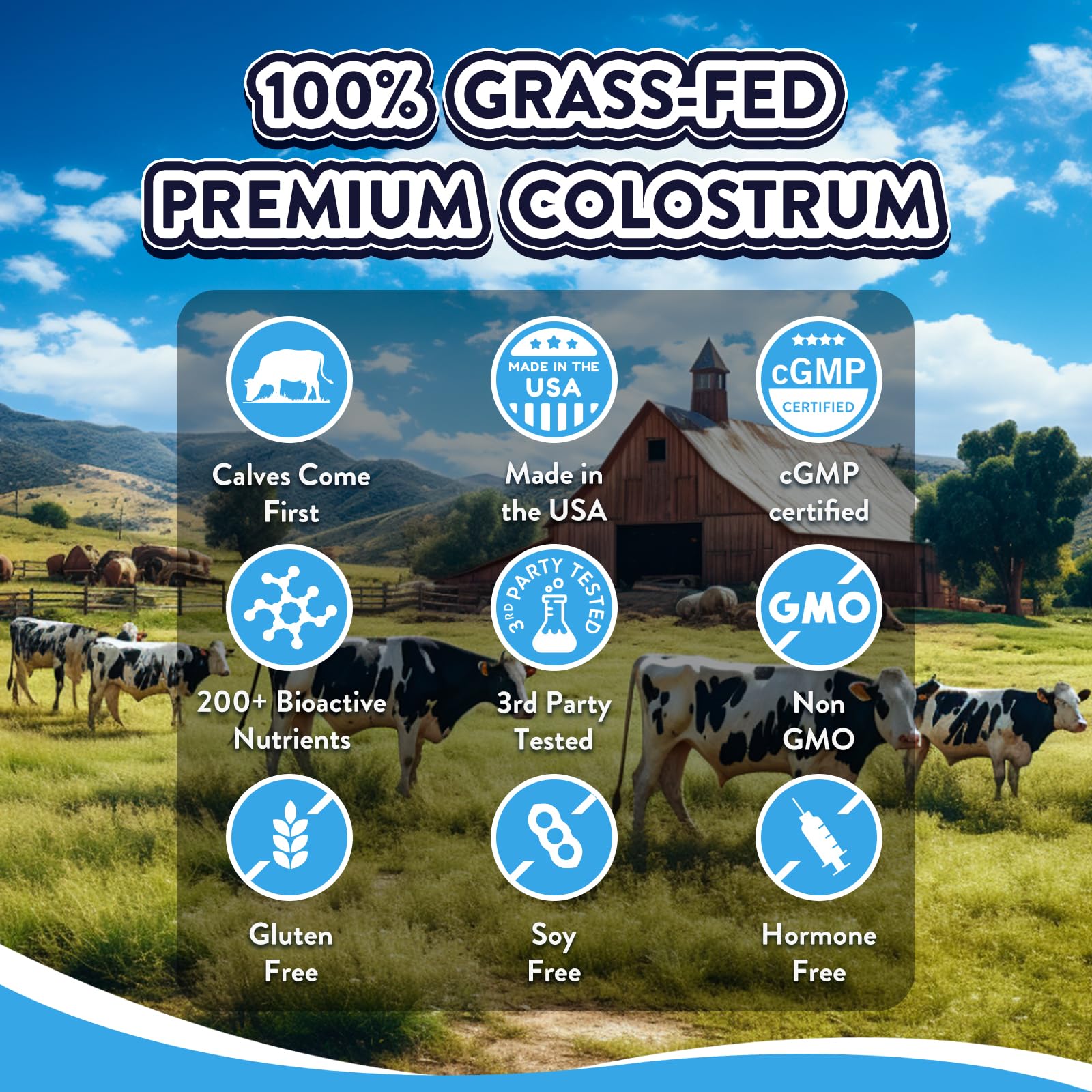 Equip Foods Core Colostrum - 100% Grass Fed Colostrum Powder 3,000mg, 40% IgG Equip uk supplements