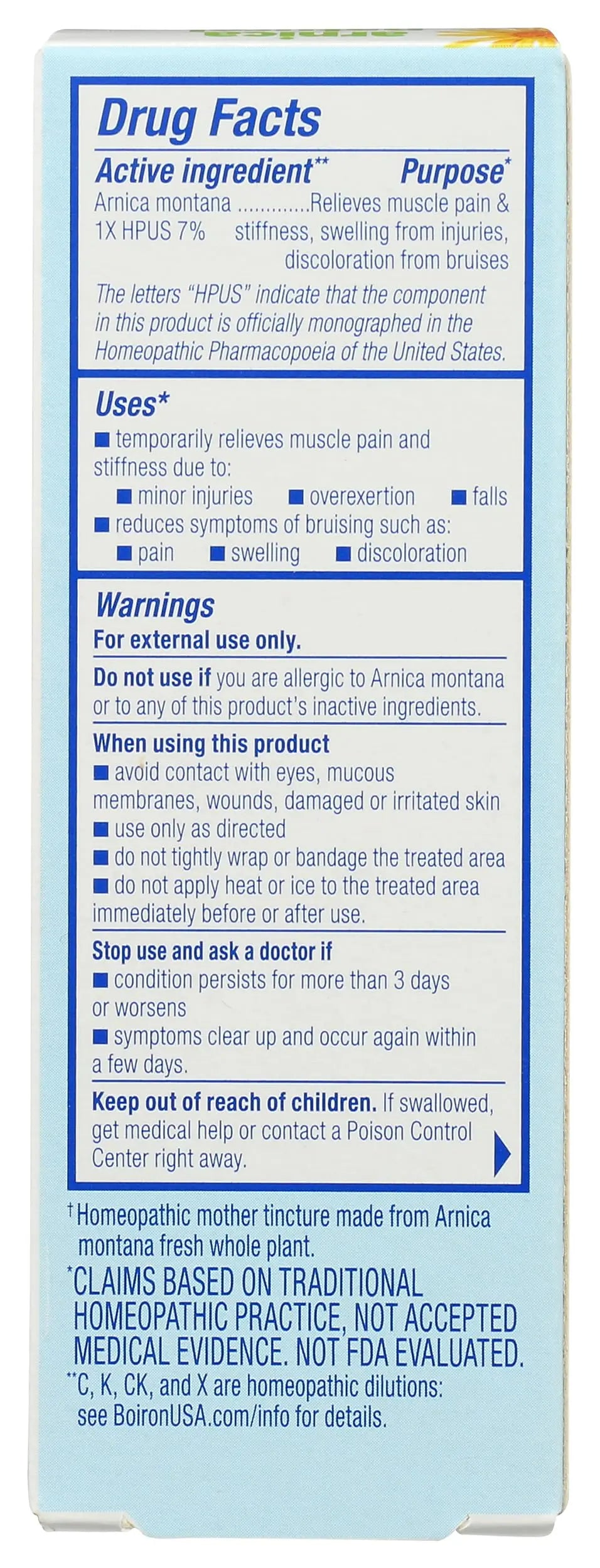 Boiron Arnicare Cream, Homeopathic Medicine for Pain Relief, 1.3 Ounce (Pack of 1) Boiron uk supplements