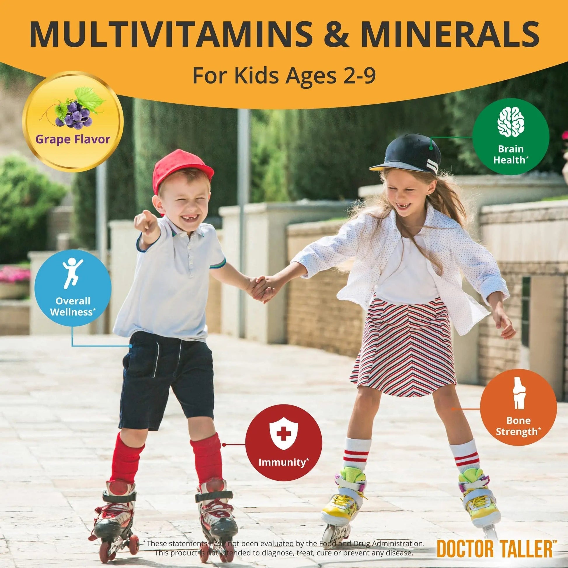 NuBest Doctor Taller Kids - Kids Multivitamins, Toddler Vitamins - Support Healthy, Immunity and Bone Strength for Ages 2 to 9 NuBest uk supplements