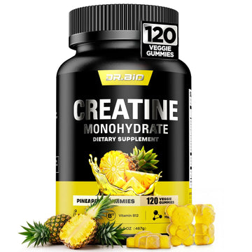 Instant Boost Creatine Monohydrate Gummies, Complex Formula with Real 5000mg Creatine, L-Taurine, B12, Mg & K, Pre-Workout Creatine for Women & Men to Support Energy DR.BIO uk supplements