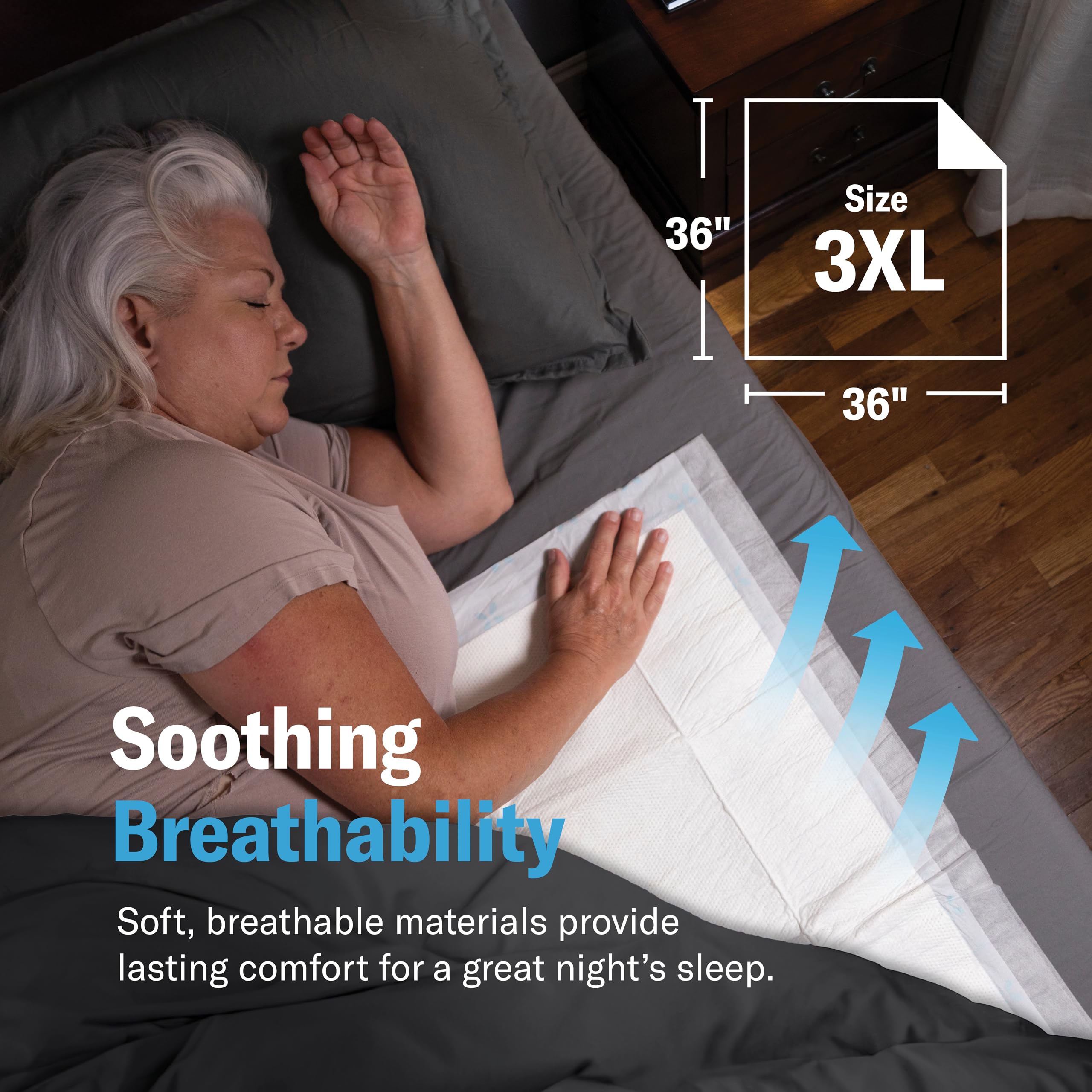 Chucks MAX Hospital Bed Pads Disposable Adult 36 x 36 Breathable Stack Man uk supplements
