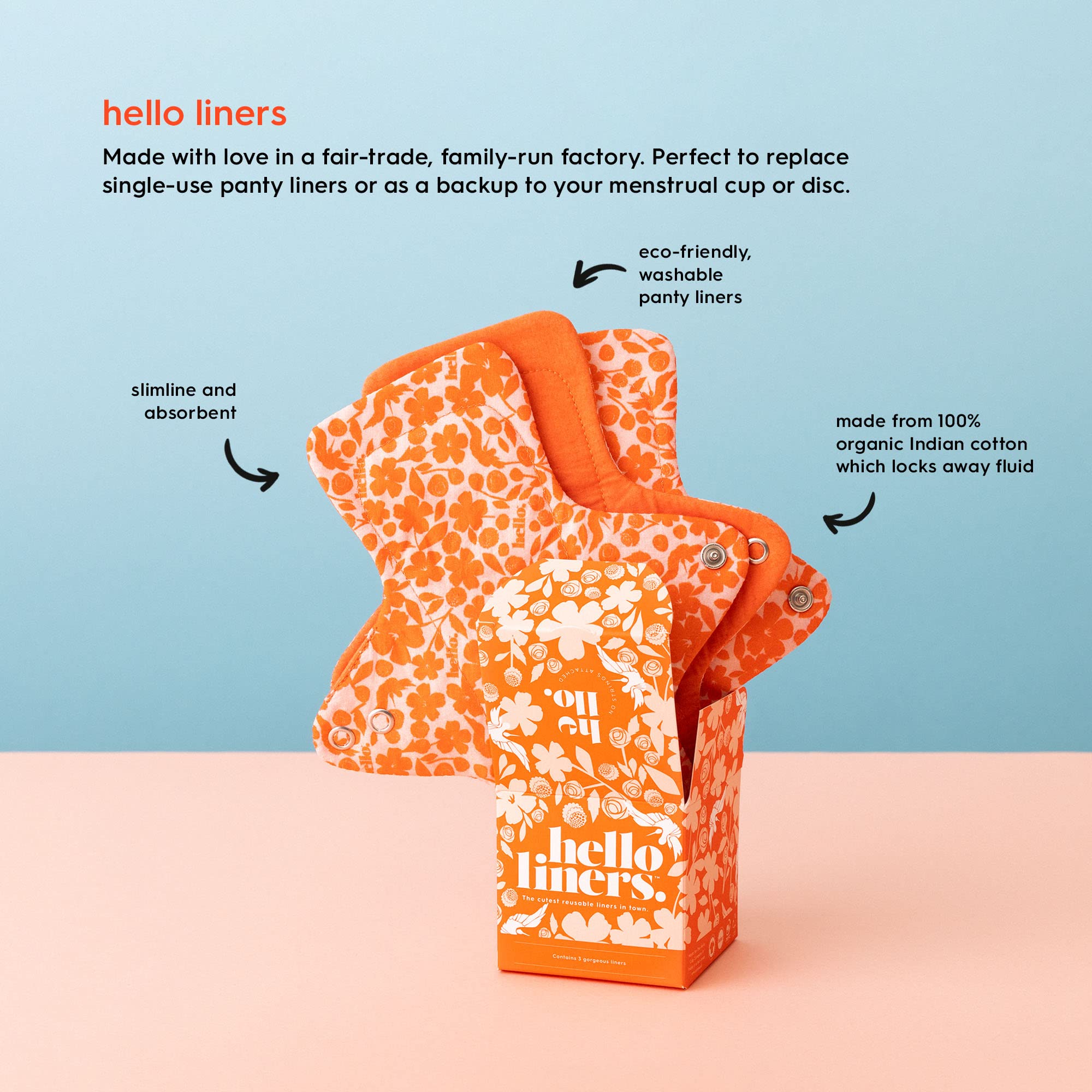 The Hello Starter Pack (Double Box XS/SM + 3-Pack Liners + Spray) 1 ea THE HELLO CUP uk supplements
