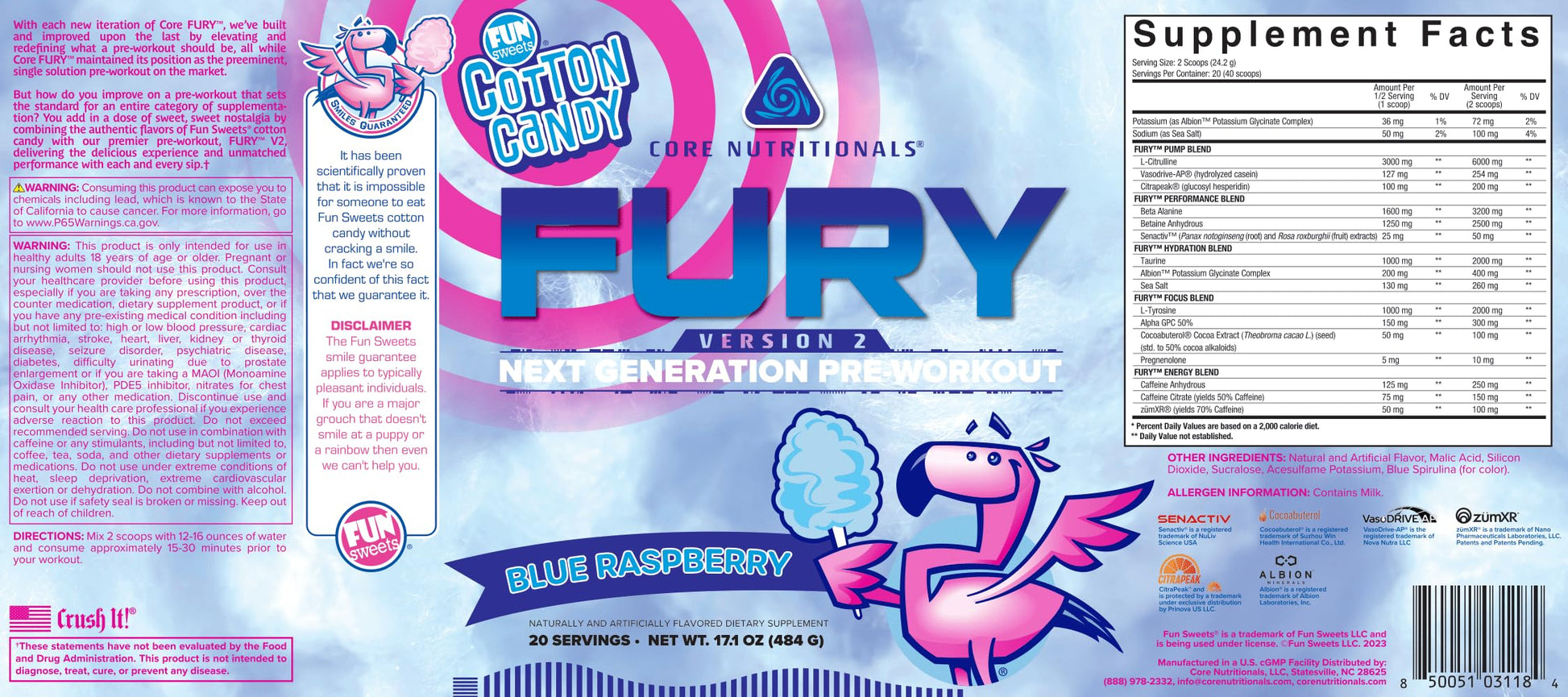Core Nutritionals Fury V2: Pre-Workout Powder to Maximize Performance in The Gym Core Nutritionals uk supplements