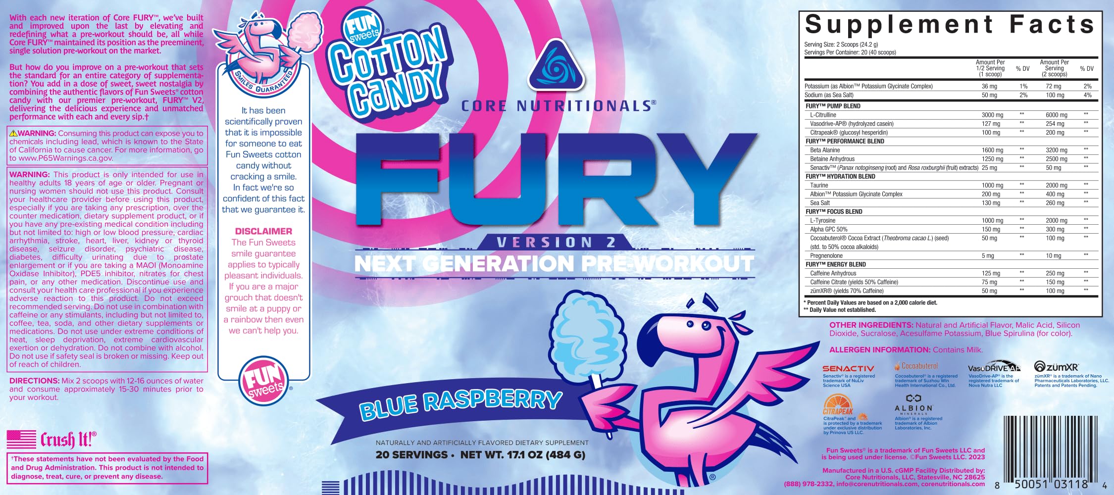 Core Nutritionals Fury V2: Pre-Workout Powder to Maximize Performance in The Gym Core Nutritionals uk supplements