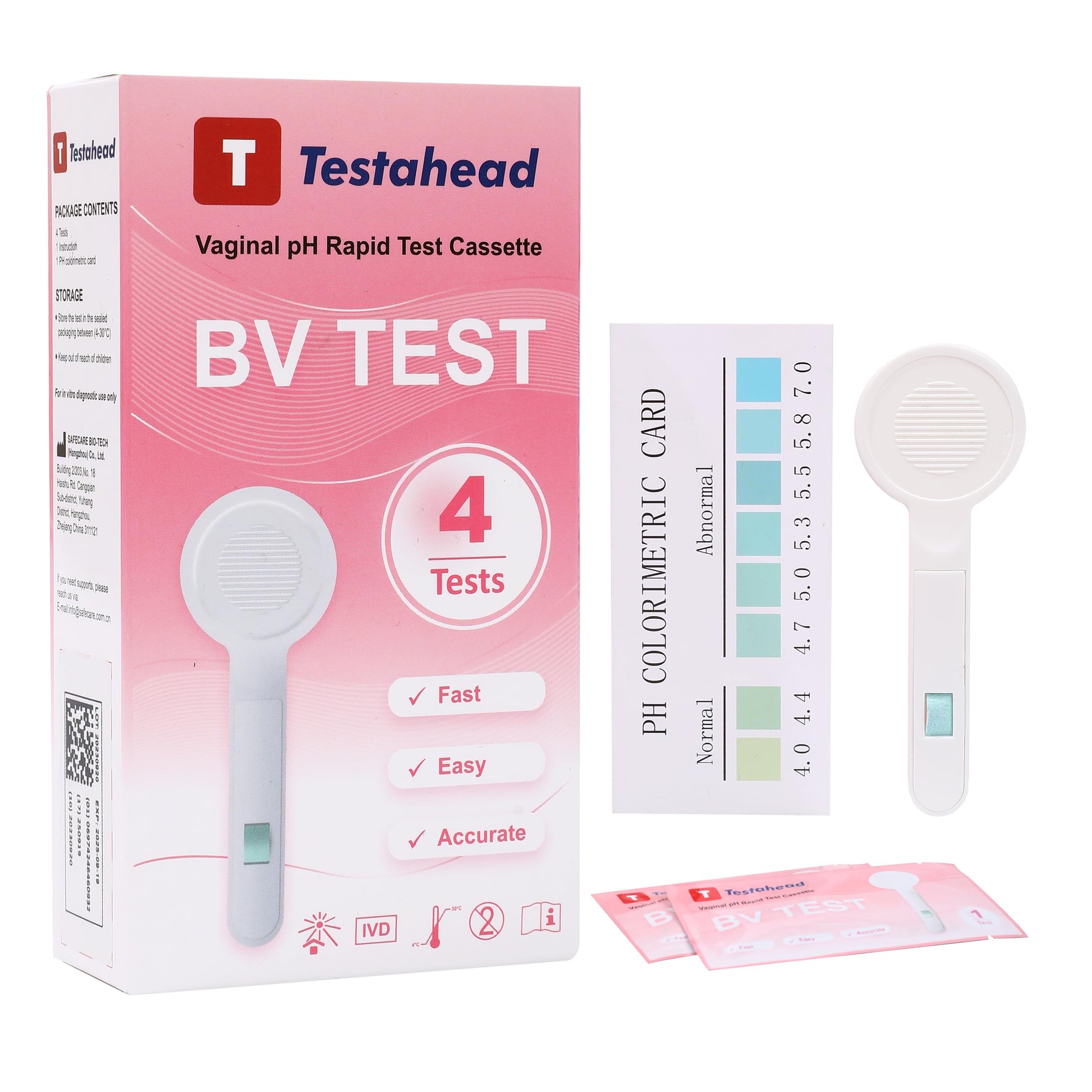 T TESTAHEAD Vaginal pH Test Strips, Feminine Health Vaginal pH Test Strips Kits T TESTAHEAD uk supplements