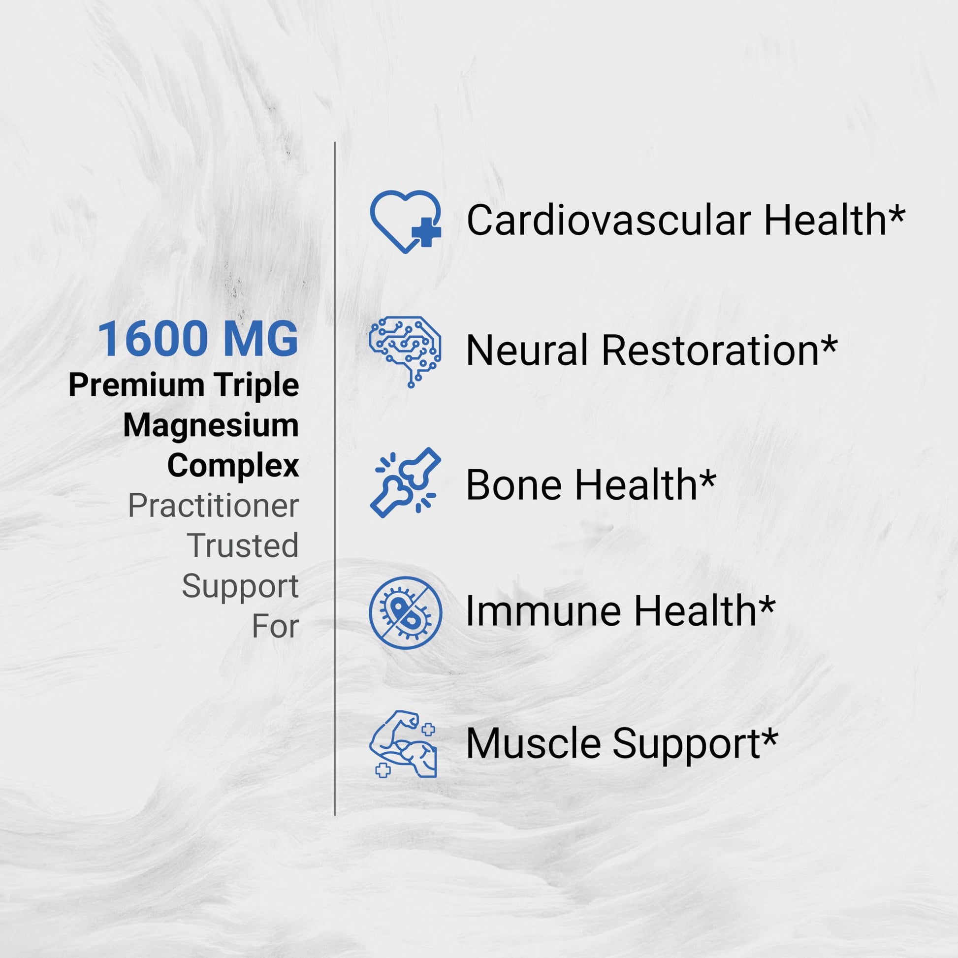 Naturalis Vegan Triple Magnesium Complex | Chelated Glycinate, Citrate & Oxide 1600mg Delivers 250mg Elemental Magnesium | Easily Absorbed for Stress, Muscle, Heart, Bone Support* | 60 Softgels Naturalis uk supplements