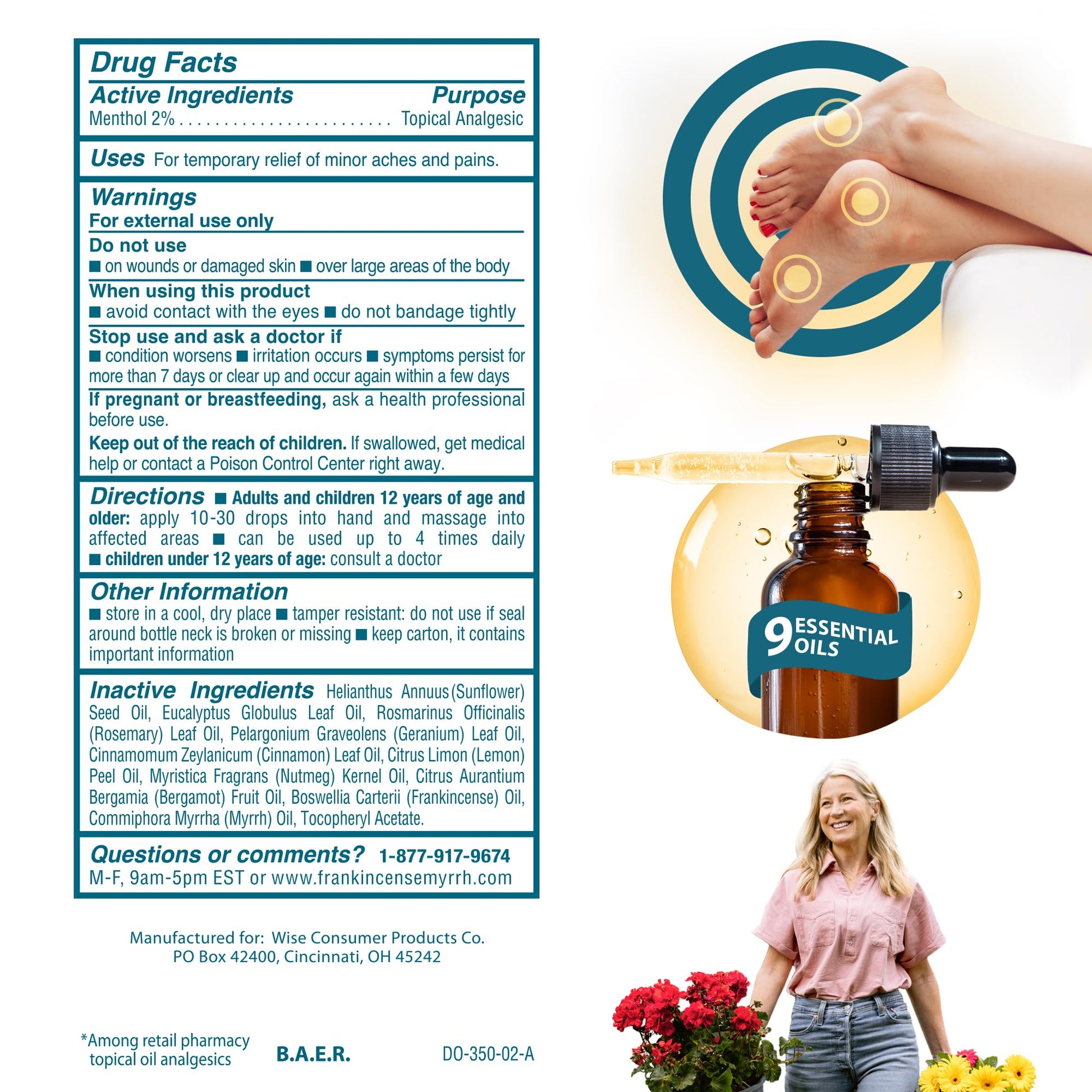FRANKINCENSE & MYRRH Foot Pain Relief Rubbing Oil, Neuropathy Pain Relief for feet, Frankincense Essential Oil, Diabetic Lotion & Cream, Nerve, Neuropathy, Maximum Strength – 2 Pack FRANKINCENSE & MYRRH uk supplements