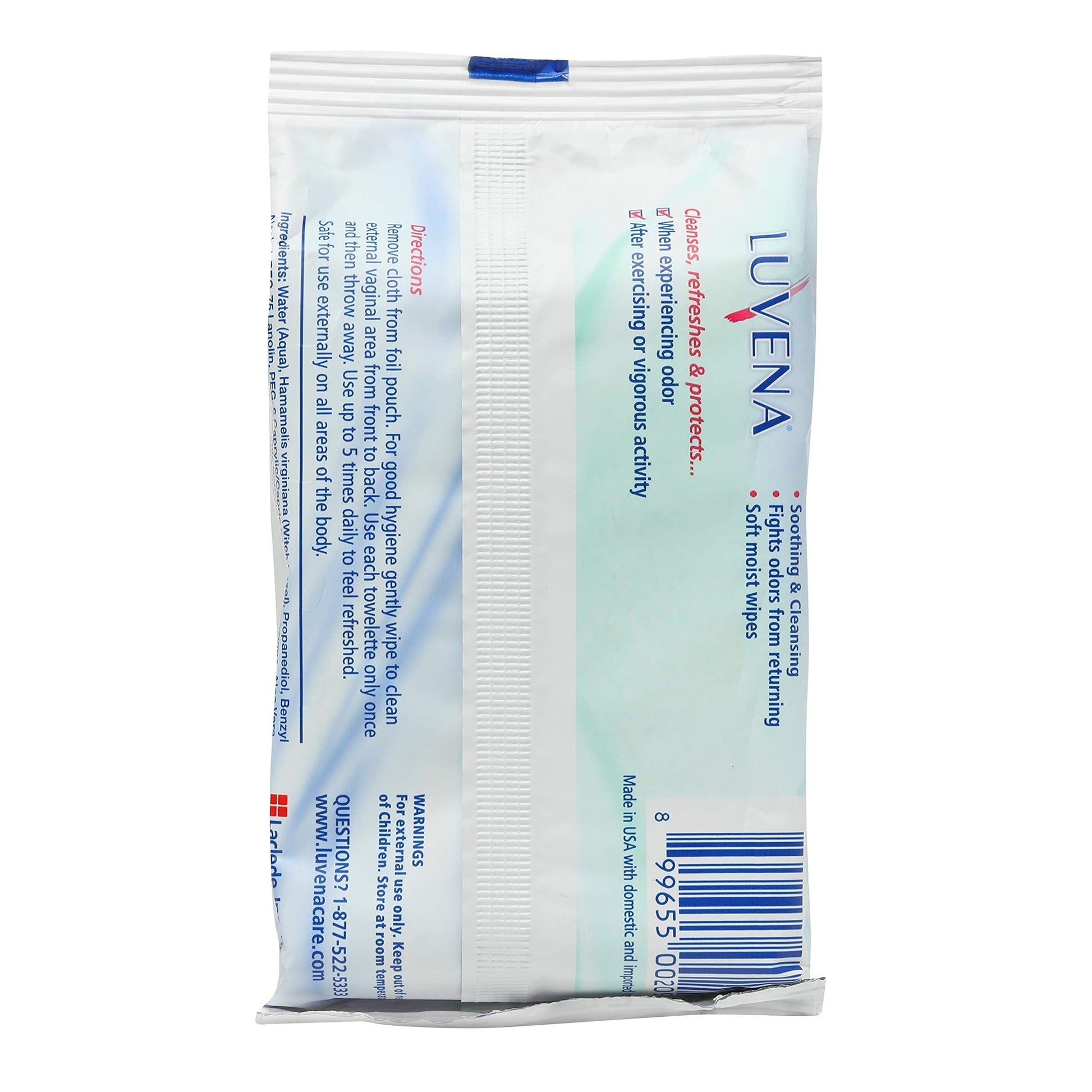 Luvena Feminine Wipes - Soft Wet Wipes for Women - Refresh & Resist Odor - Gynecologist Tested LUVENA uk supplements