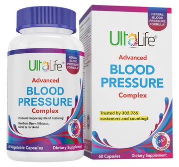 ULTALIFE Blood Pressure Supplements - Advanced Blood Pressure Supplement Complex ULTALIFE uk supplements
