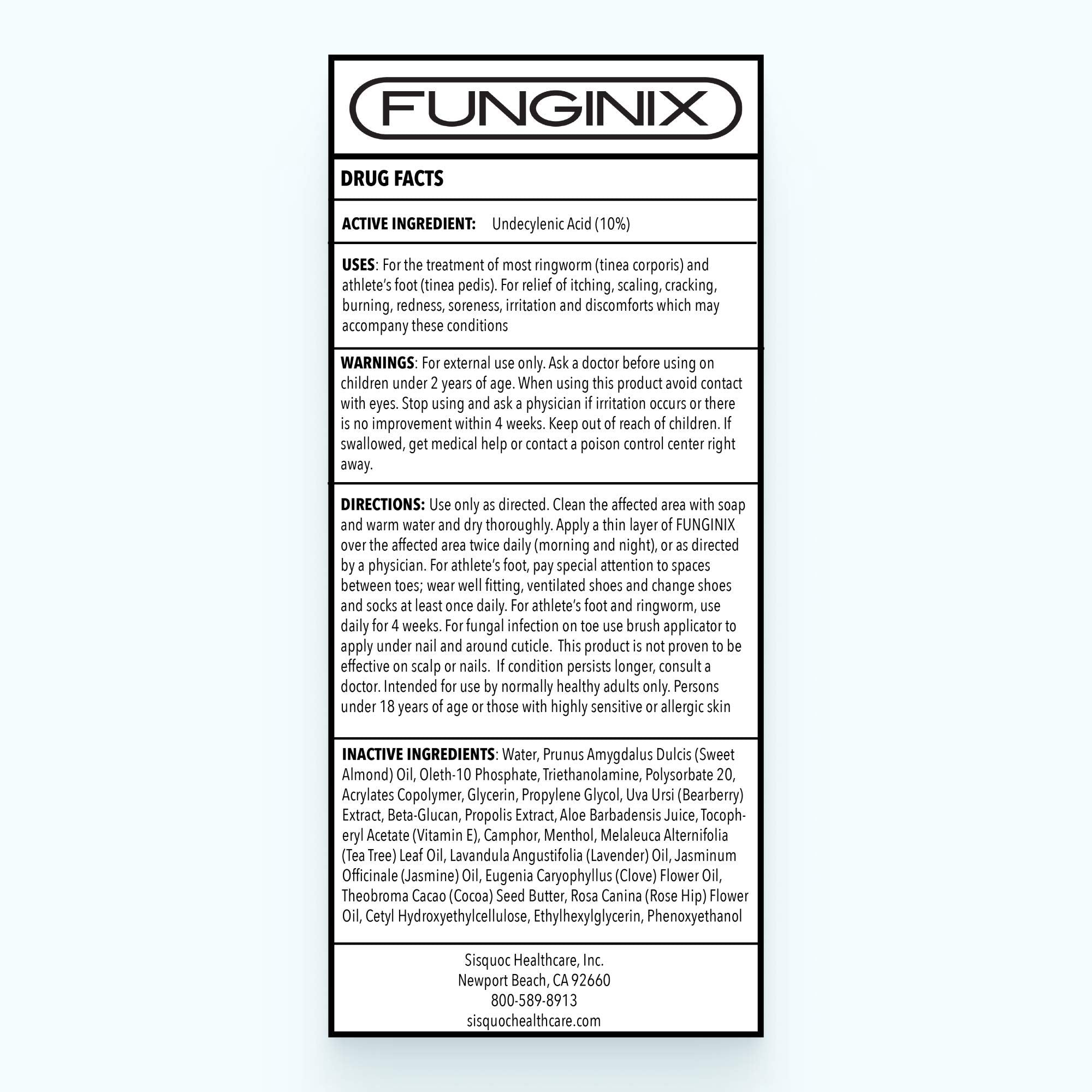 FUNGINIX Healthy Nail Formula - Finger And Toe Fungus Treatment, Made In USA, Foot FUNGINIX uk supplements