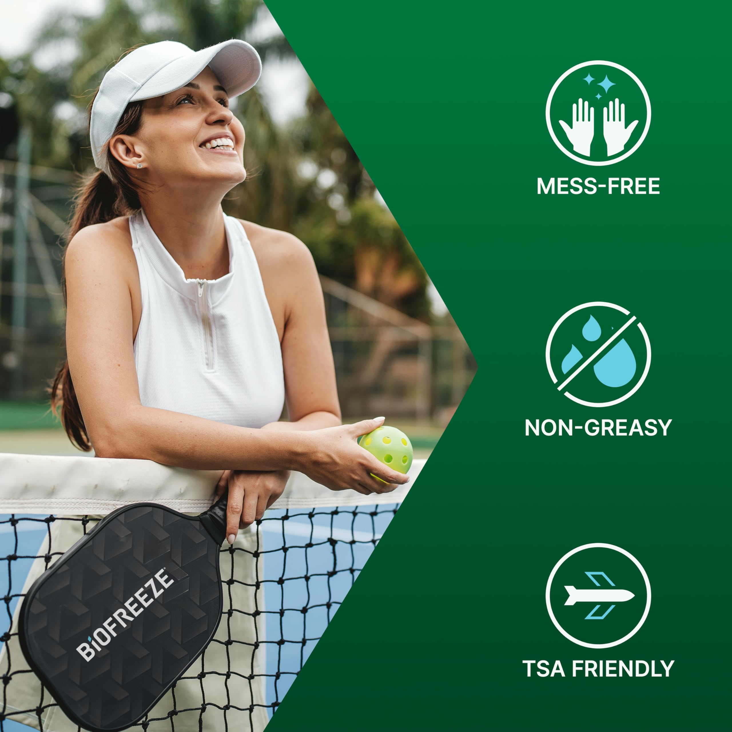 Biofreeze Dry Stick, Mess-Free Relief for Neck, Shoulder, Knee, Hip, Hand & Joint, Cooling Menthol Pain Relief Stick, Up to 100 Uses Biofreeze uk supplements