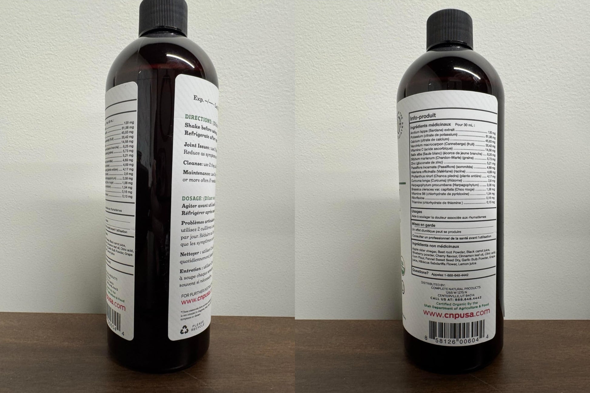 Complete Natural Products Joint Support Complete – 16 Fl Oz Organic Liquid Joint Supplement with Glucosamine Chondroitin MSM – Natural Uric Acid Cleanse & Herbal Joint Health Support for Mobility Complete Natural Products uk supplements