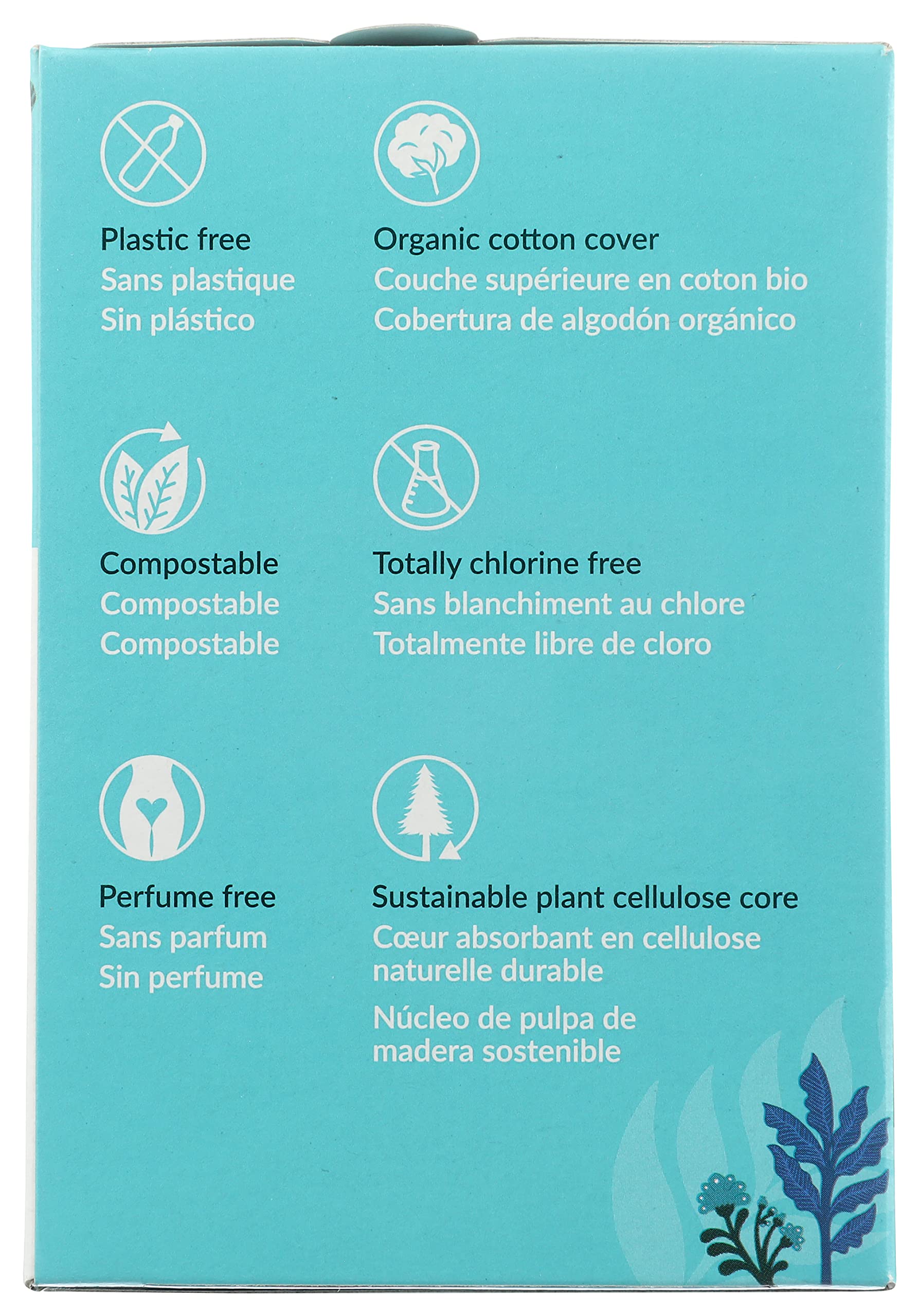 Natracare Slim Fitting Ultra Pads with Wings, Long, Made with Certified Organic Cotton NATRACARE uk supplements
