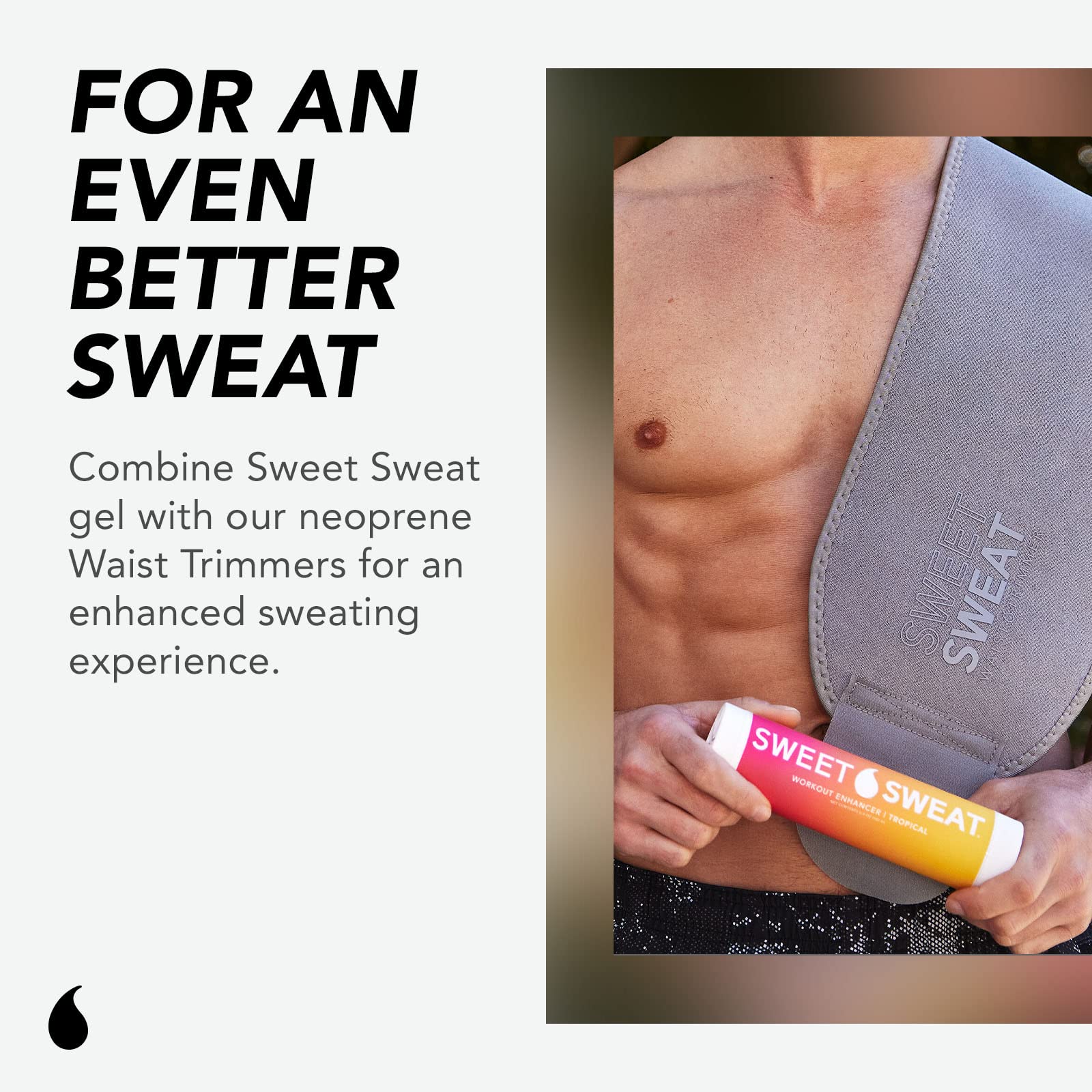 Sweet Sweat Workout Enhancer Roll-On Gel Stick - Sweat Harder and Faster Sports Research uk supplements
