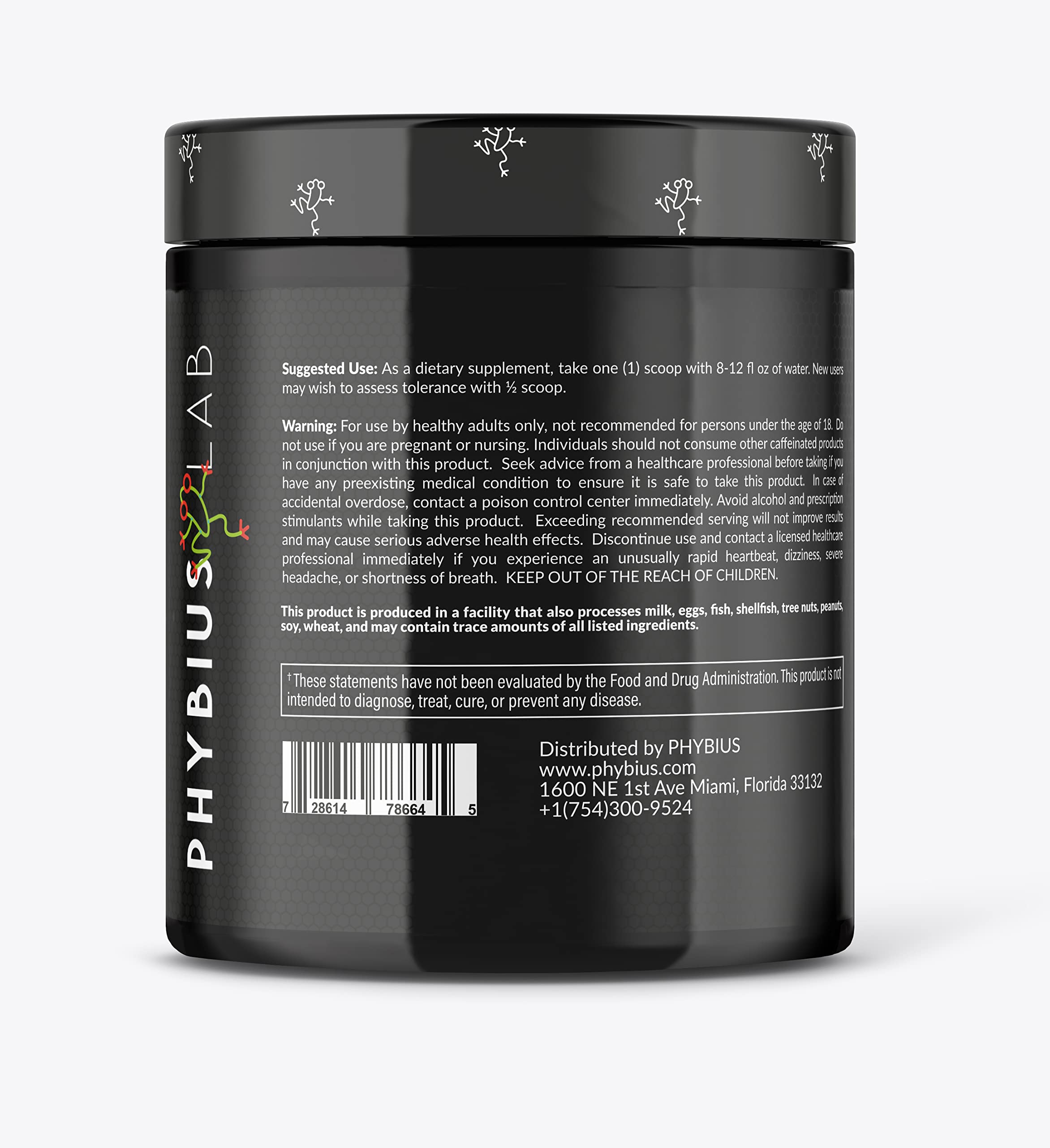 PHYBIUS Lab AM Pre-Workout (Sour Watermelon) Focus, Strength, Powder, 30 Servings PHYBIUS Lab uk supplements