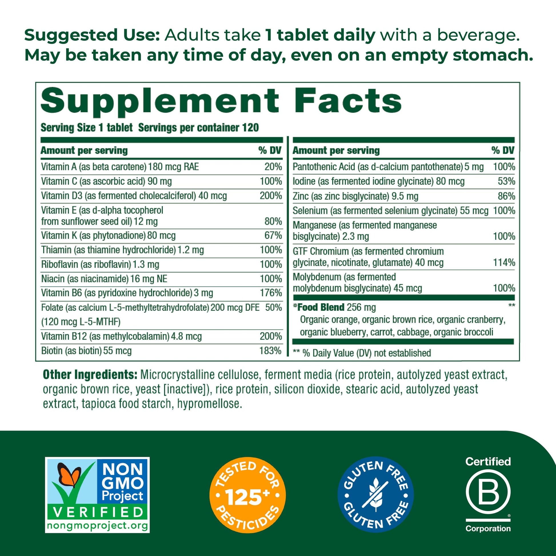 MegaFood Women's 55+ One Daily Multivitamin for Women with Vitamin A, Vitamin C MegaFood uk supplements
