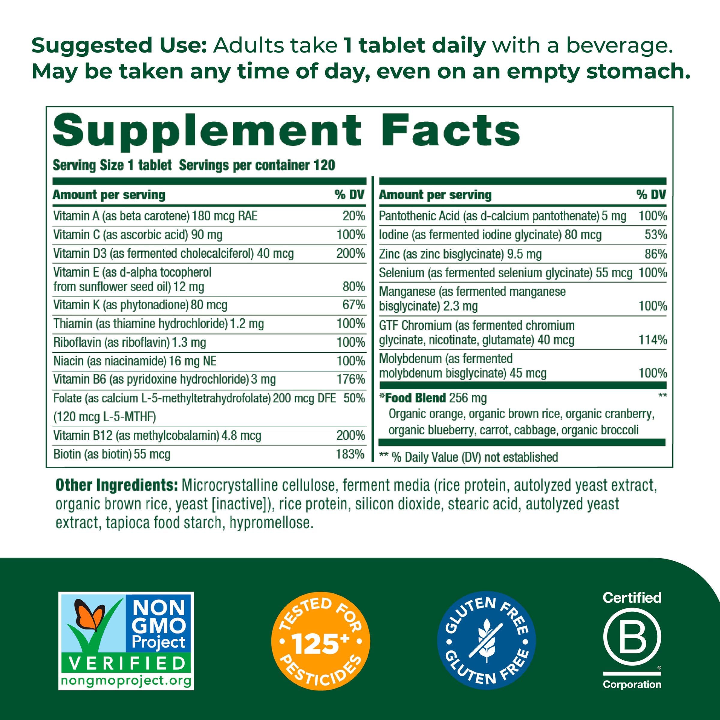 MegaFood Women's 55+ One Daily Multivitamin for Women with Vitamin A, Vitamin C MegaFood uk supplements