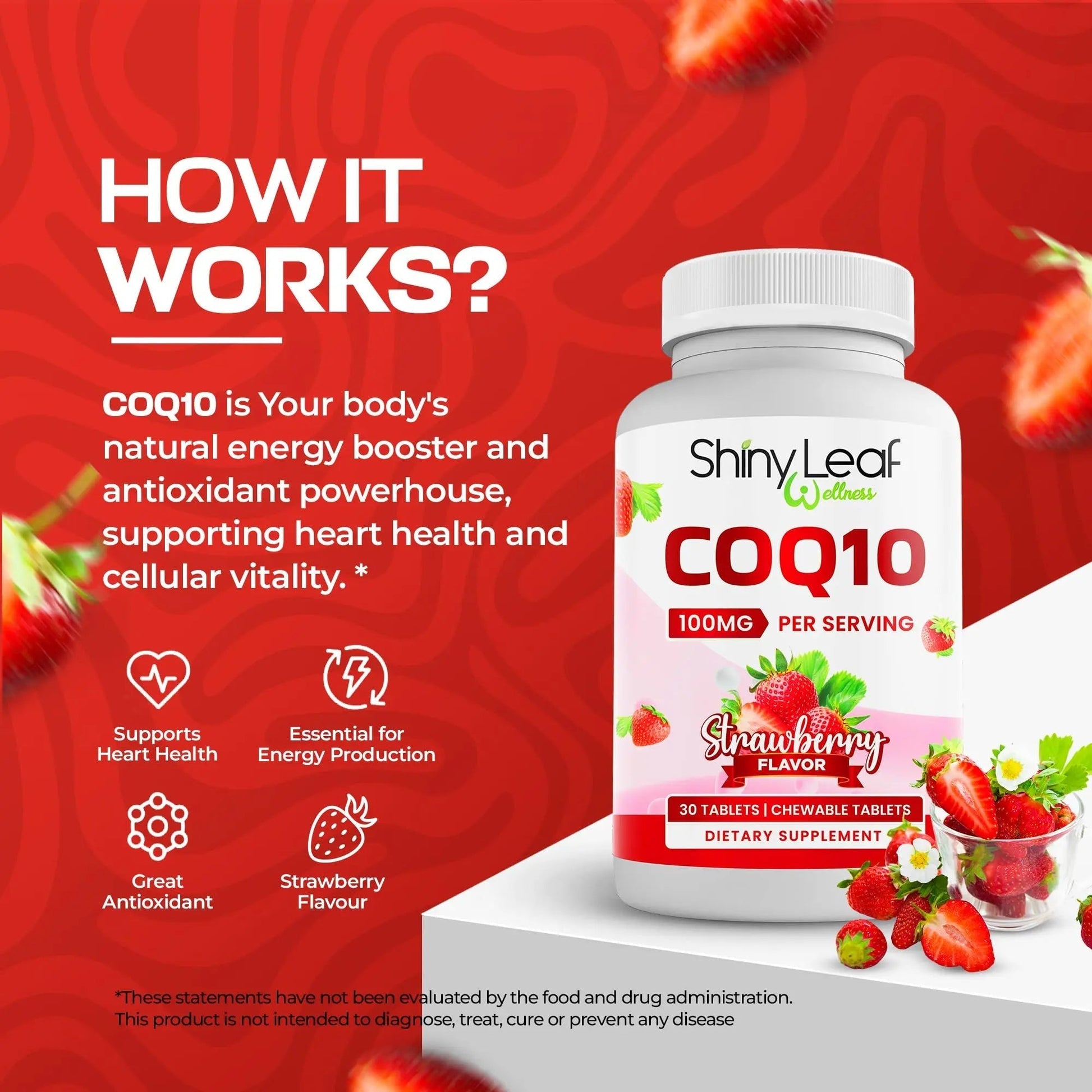 Bariatric Multivitamin Iron-Free One Capsule Per Day and CoQ10 100mg Supplement for Brain Health and Energy Management for Women and Men - 1 Month Supply Shiny Leaf uk supplements