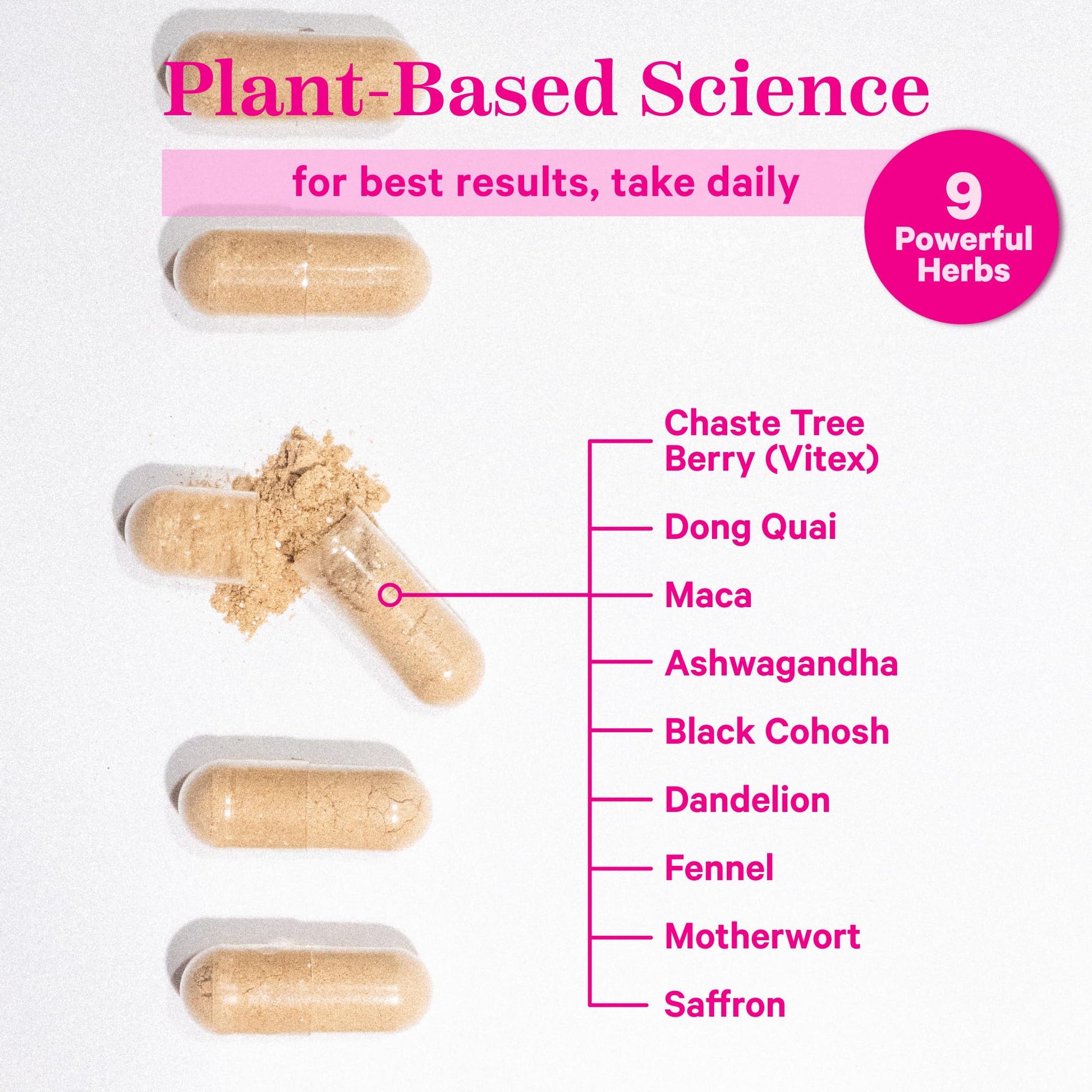Pink Stork PMS Supplement for Women - Vitex, Ashwagandha, Maca Root & 10 Vitamins & Minerals to Support Hormone Balance, Mood, Bloating, Period Regularity - 60 Capsules Pink Stork uk supplements