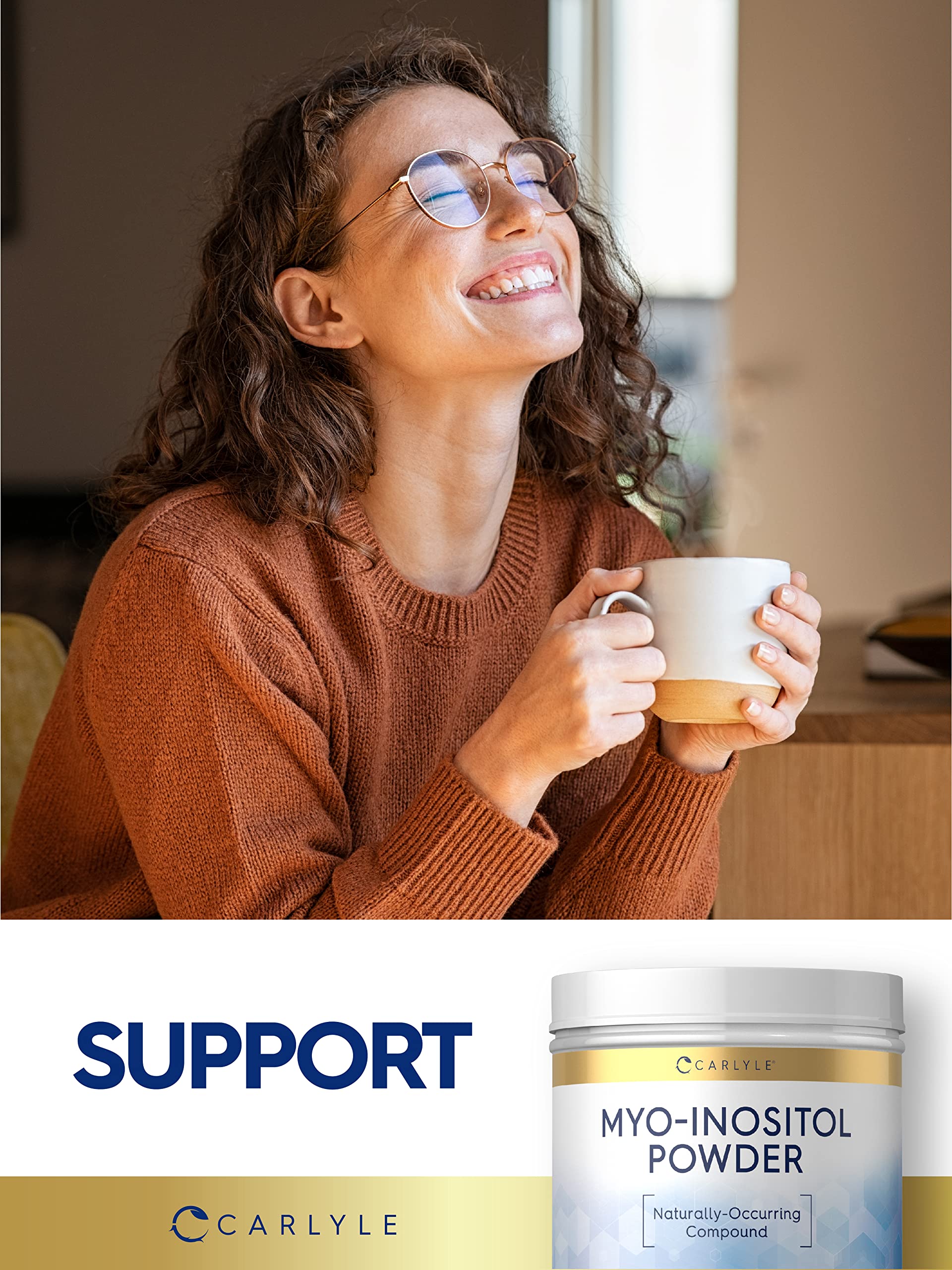 Carlyle Myo-Inositol Powder Supplement | 1.5 lbs | Naturally Occuring Compound Carlyle uk supplements