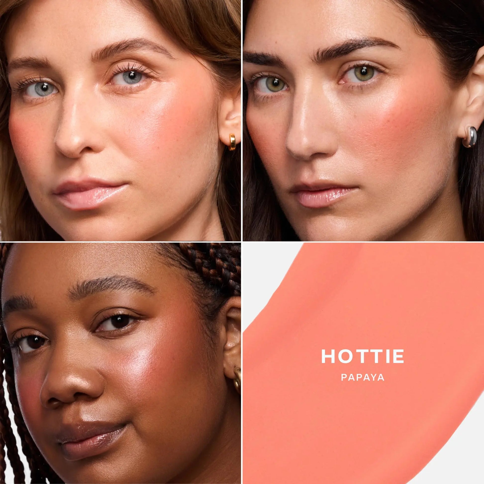 Saie Dewy Glow Duo - Dew Liquid Blush - (.40 oz, Hottie), Glossybounce Lip Gloss-Oil Hybrid (.17 oz, Splash) - Hydrating, Vegan Makeup for Radiant Cheeks & Lips Saie uk supplements