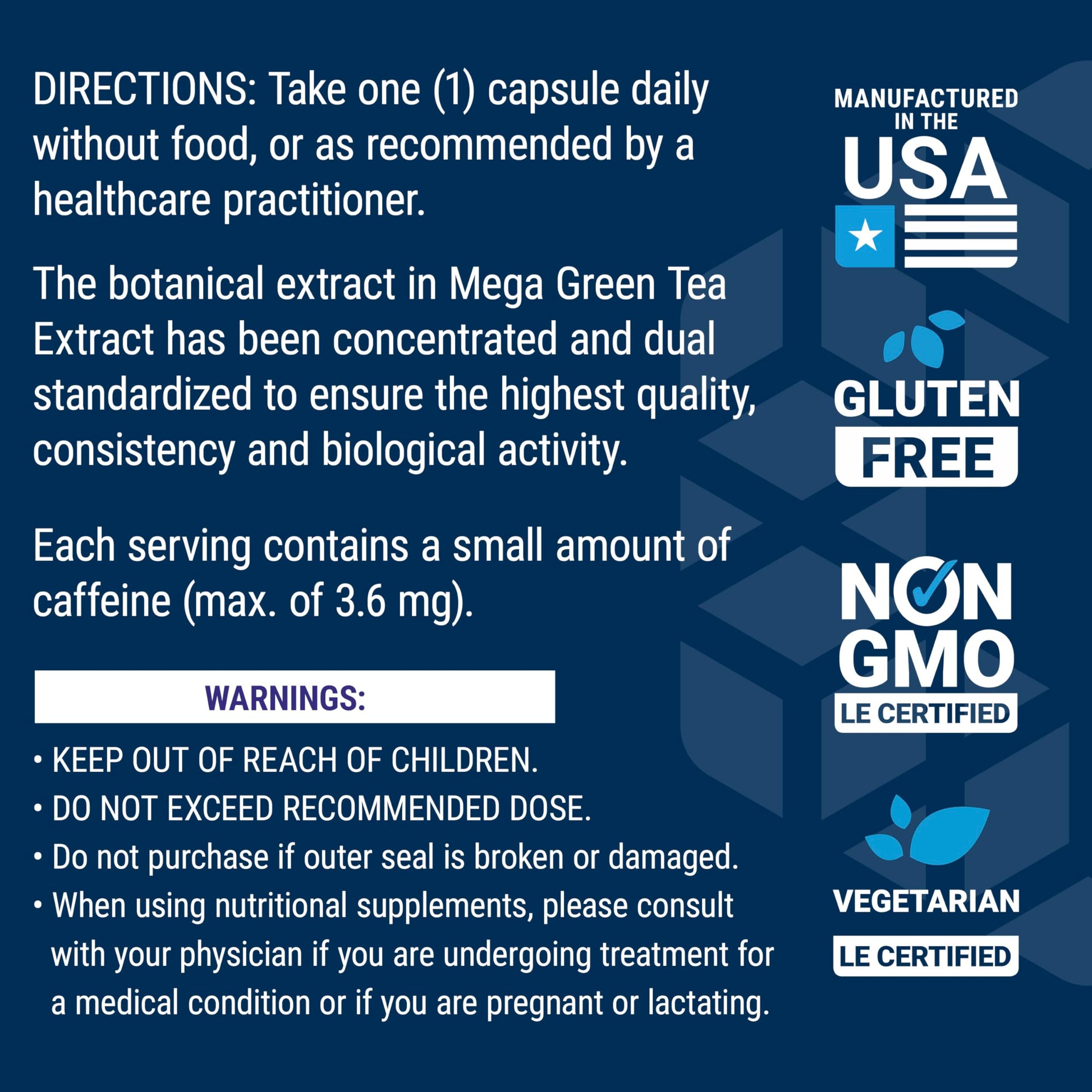 Life Extension Decaffeinated Mega Green Tea Extract – Polyphenol-Rich, Cell Health Life Extension uk supplements