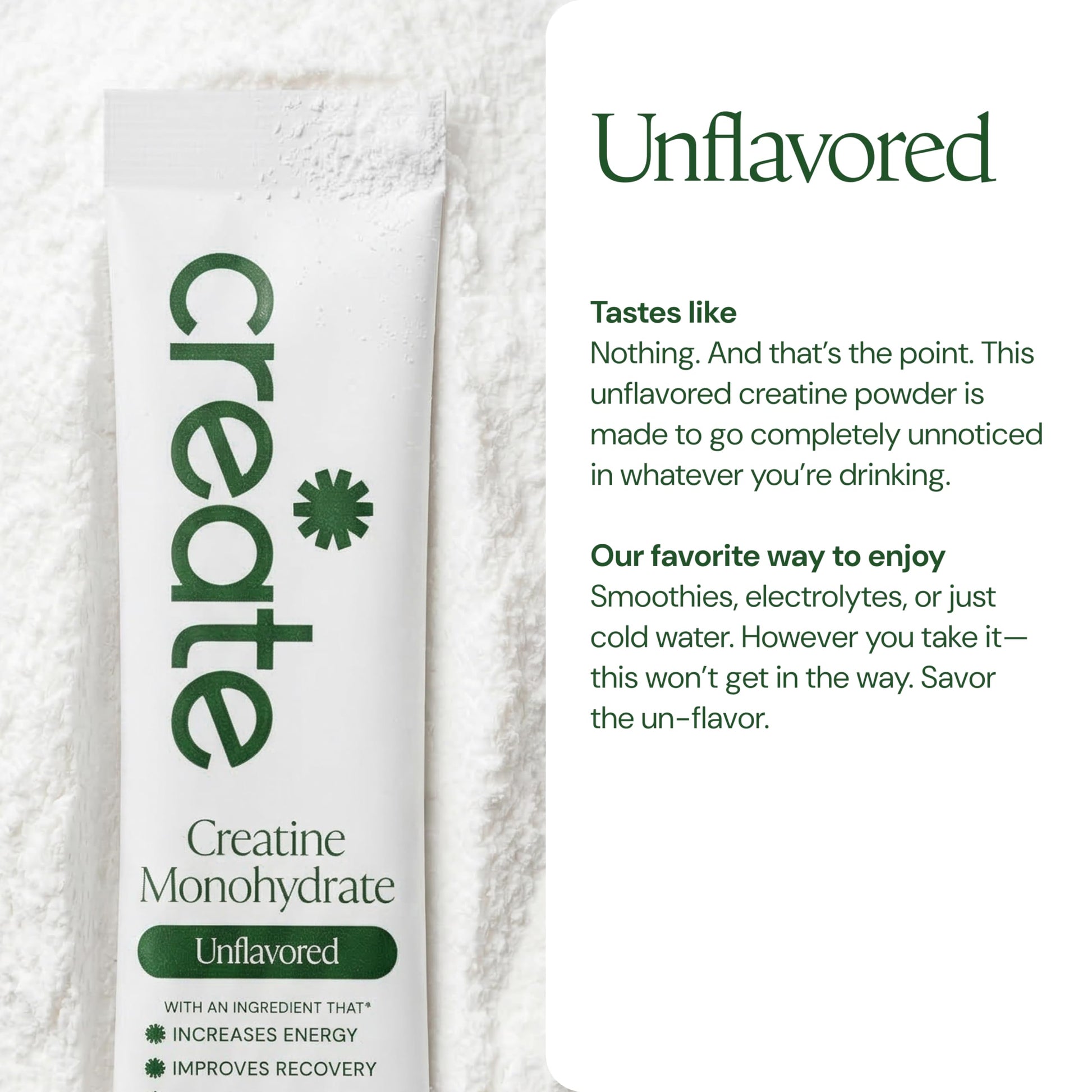 Create Creatine Monohydrate Powder - Creatine Travel Packets, Made with Creapure, 3rd Party Tested & NSF Certified for Sport, 30 Stick Packs, Unflavored Create uk supplements