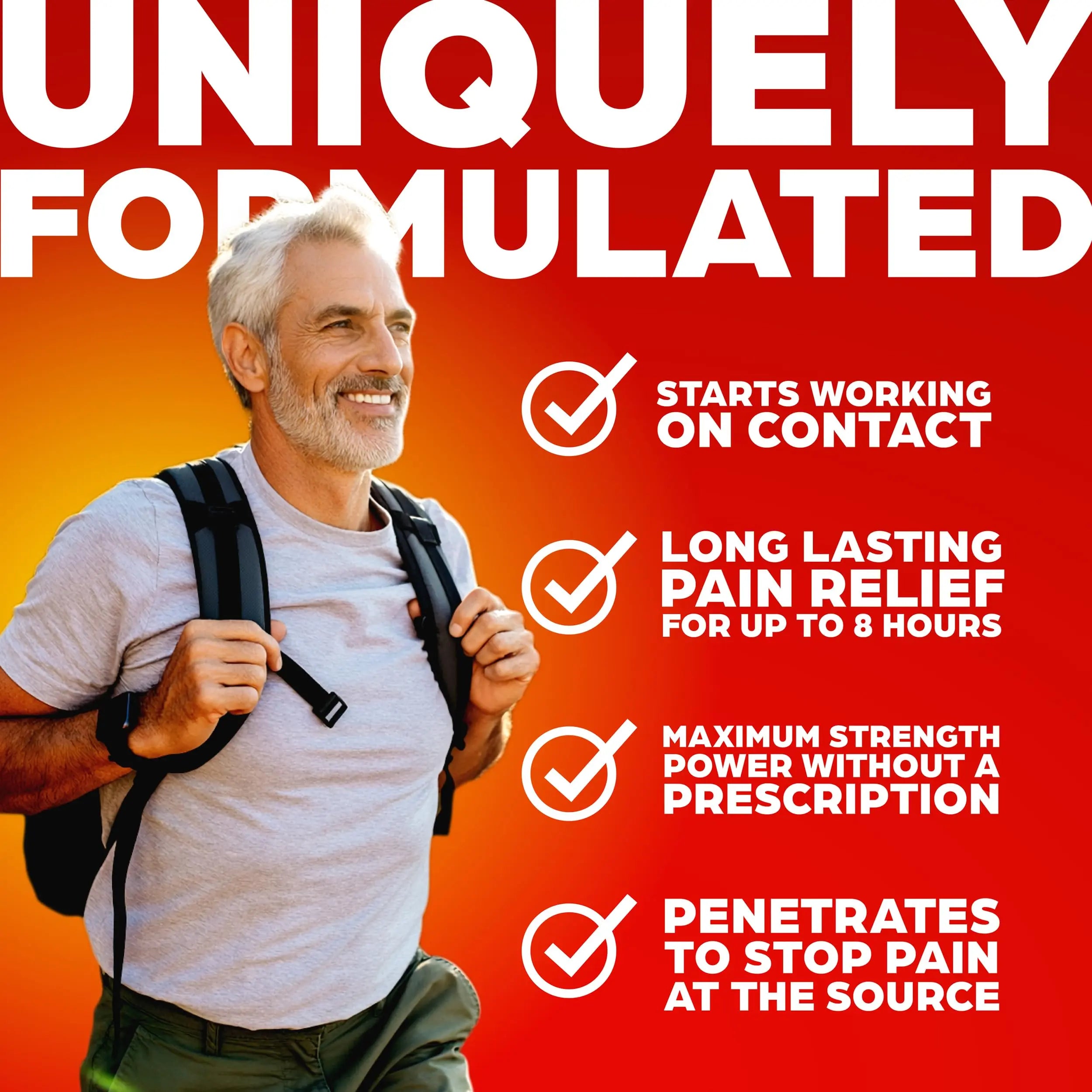 ThermaCare Heat + Max Strength 4% Lidocaine Roll-On - Dual Action Pain Relief with Patented Heatwave Technology - Targeted No-Mess Relief for Back, Neck, Muscles, & Joints ThermaCare uk supplements
