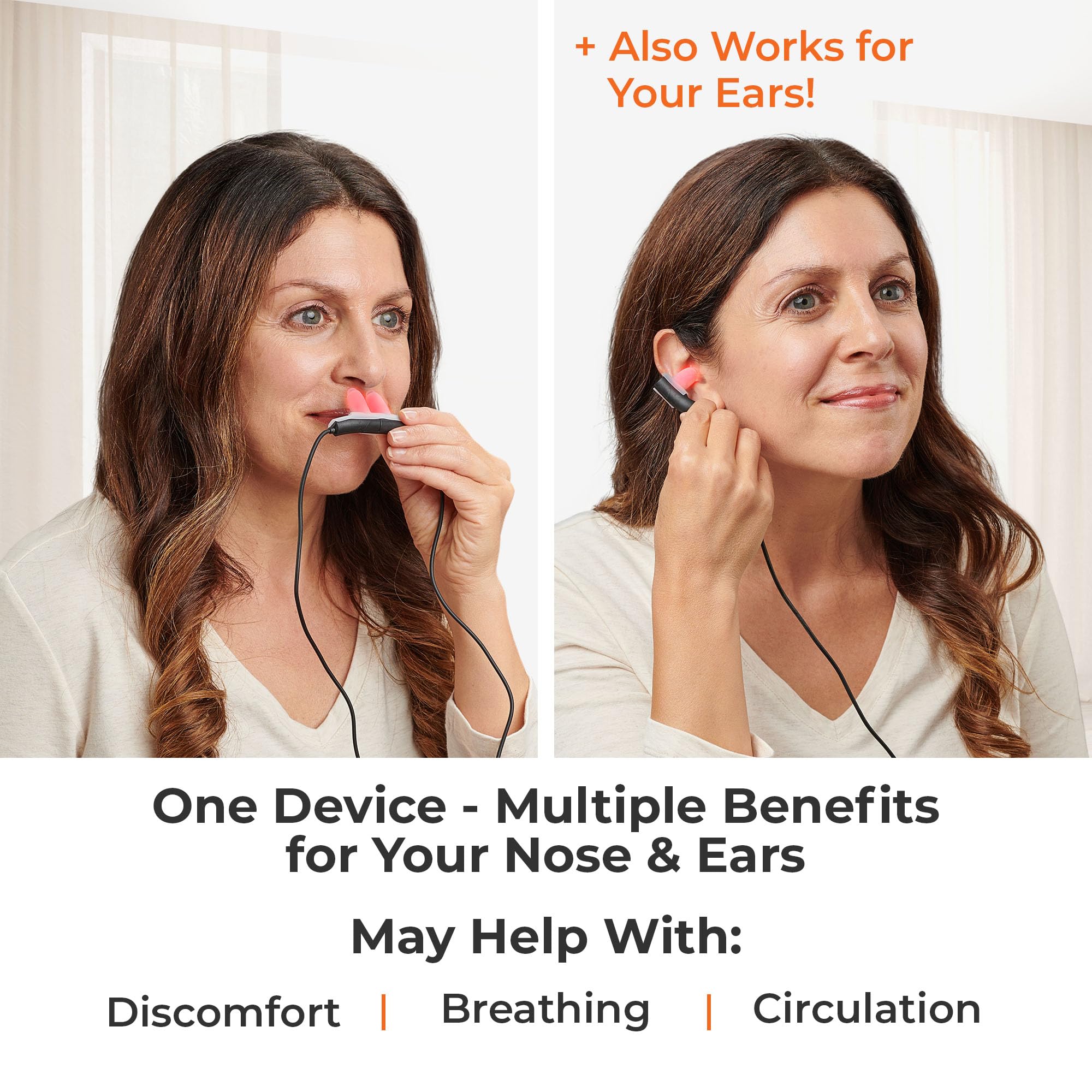 Lifepro Red Light Therapy Device for Nose & Ears - Portable Red and Near Infrared Light Therapy LifePro uk supplements