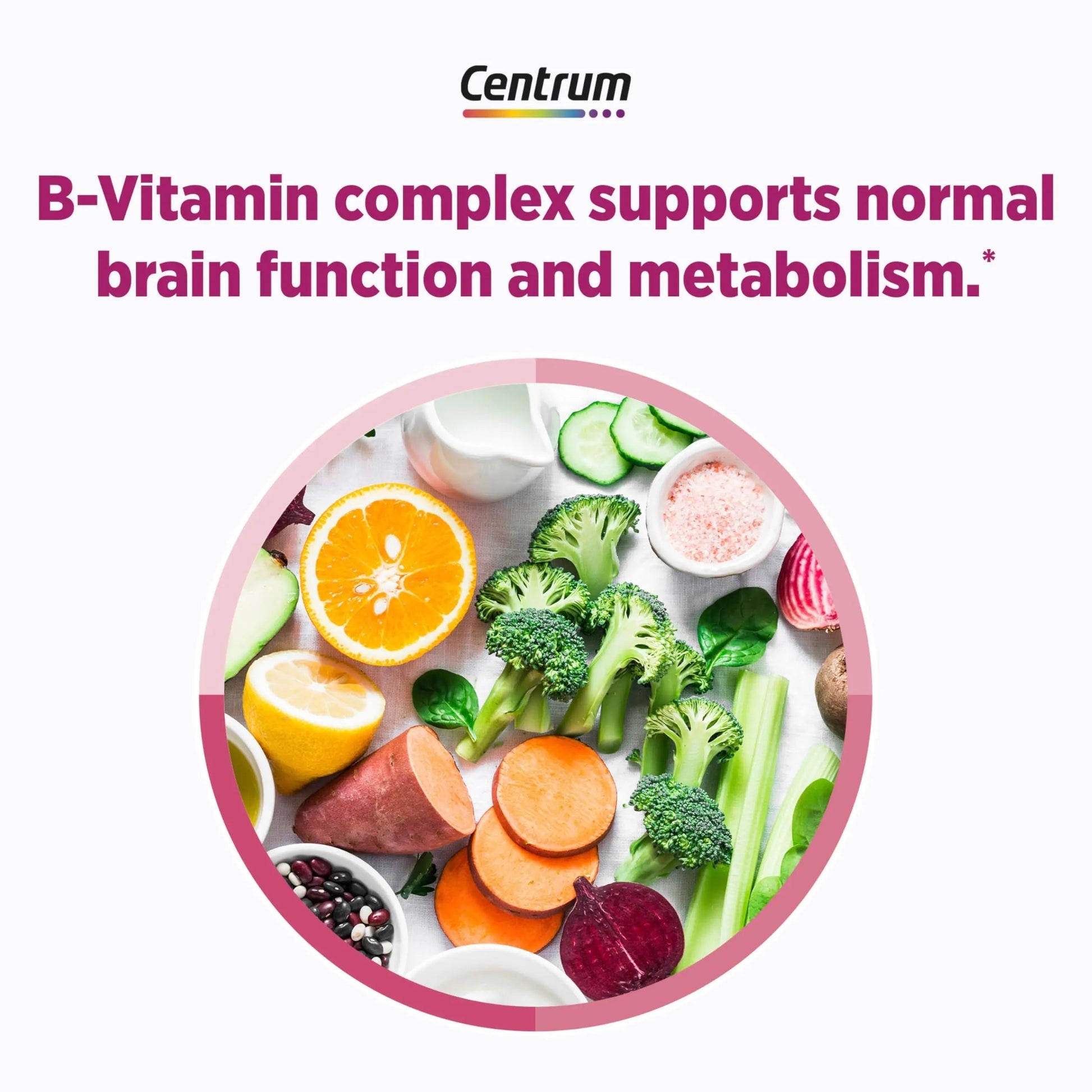 Centrum Complete Multivitamin Supplement + Hot Flash Support Menopause Support Tablets, with Clinically Studied geniVida, 30 Count Centrum uk supplements