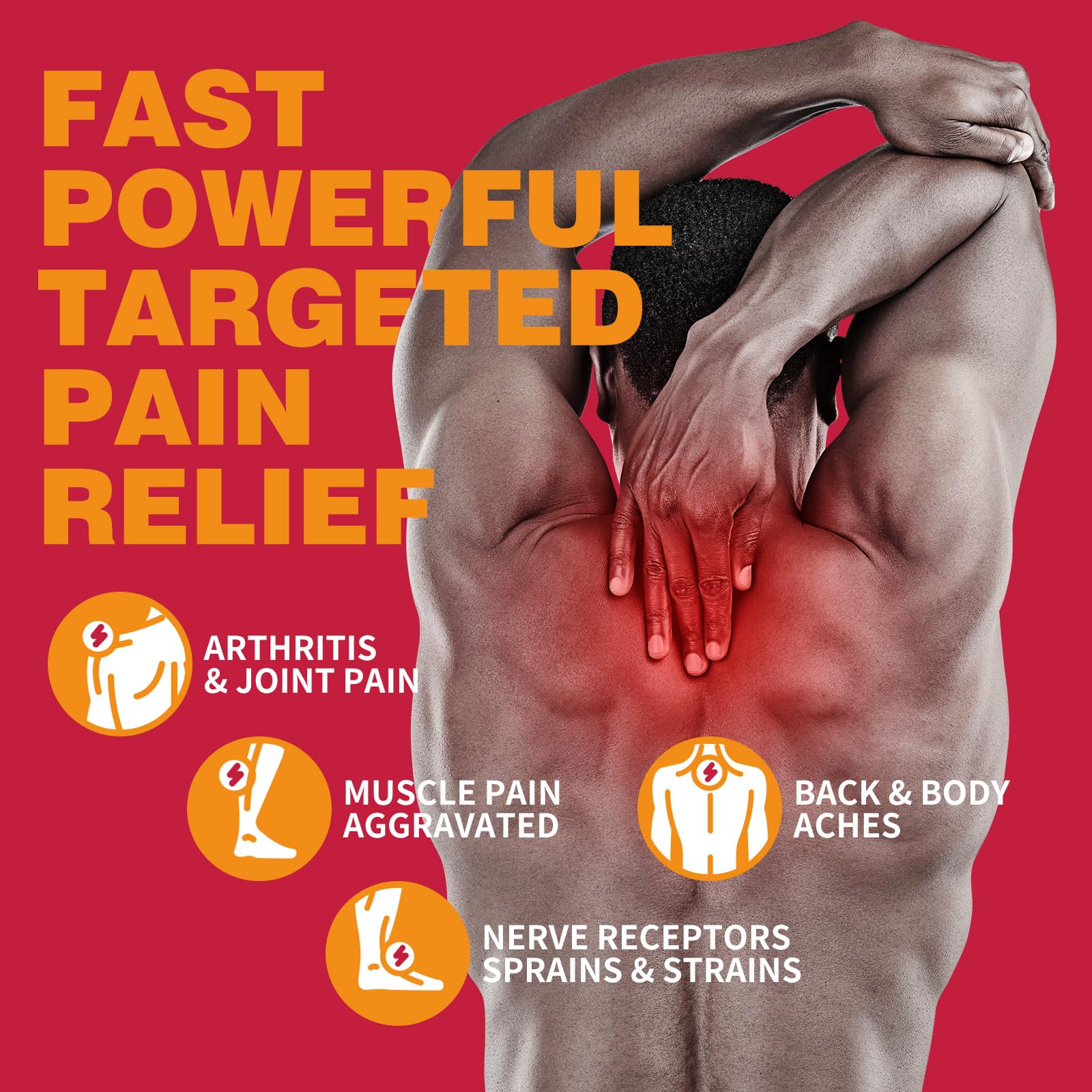 CARELAND Pain Relief Roll On Cream 2 Pack Capsaicin Roll On with Menthol & Methyl Salicylate Formula, 3oz, Cooling Joint Pain Relief for Knee, Lower Back, Neck & Sore Muscles, Arthritis Pain Reliever CARELAND uk supplements