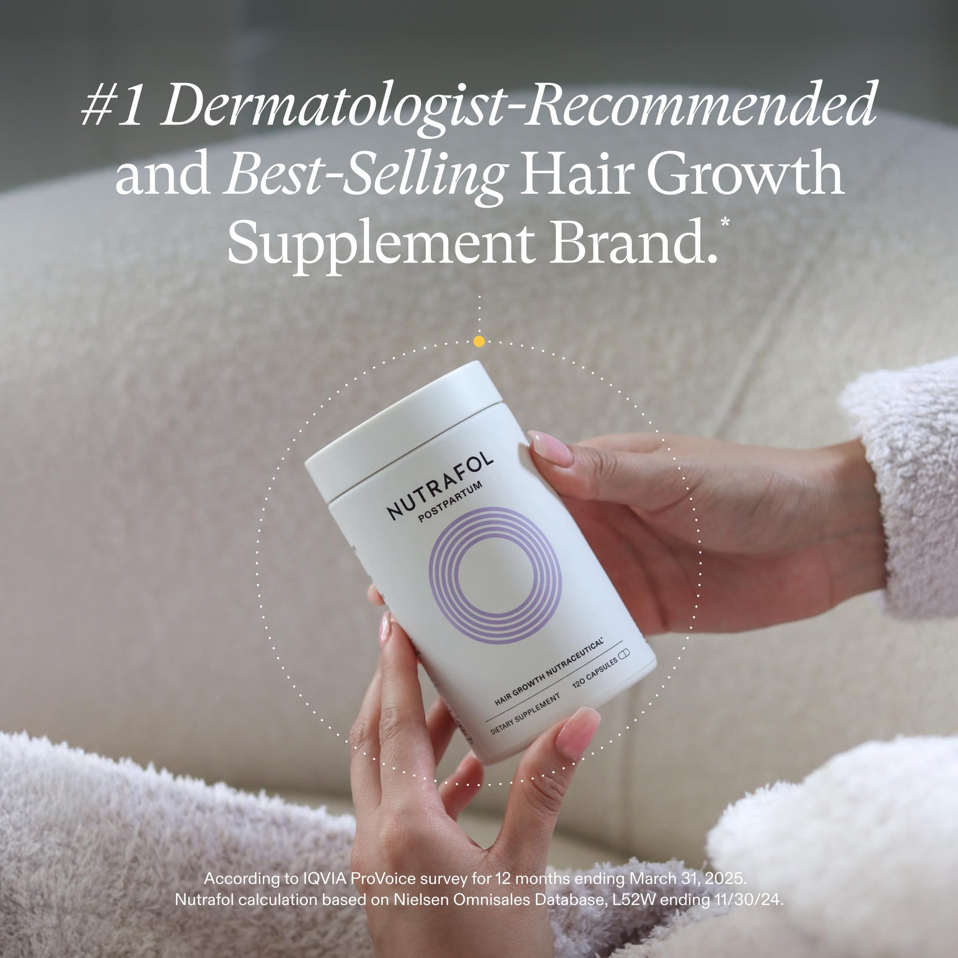 Nutrafol Postpartum Hair Growth Supplements, Clinically Tested for Visibly Thicker Hair and Less Shedding, Breastfeeding-friendly - 1 Month Supply Nutrafol uk supplements