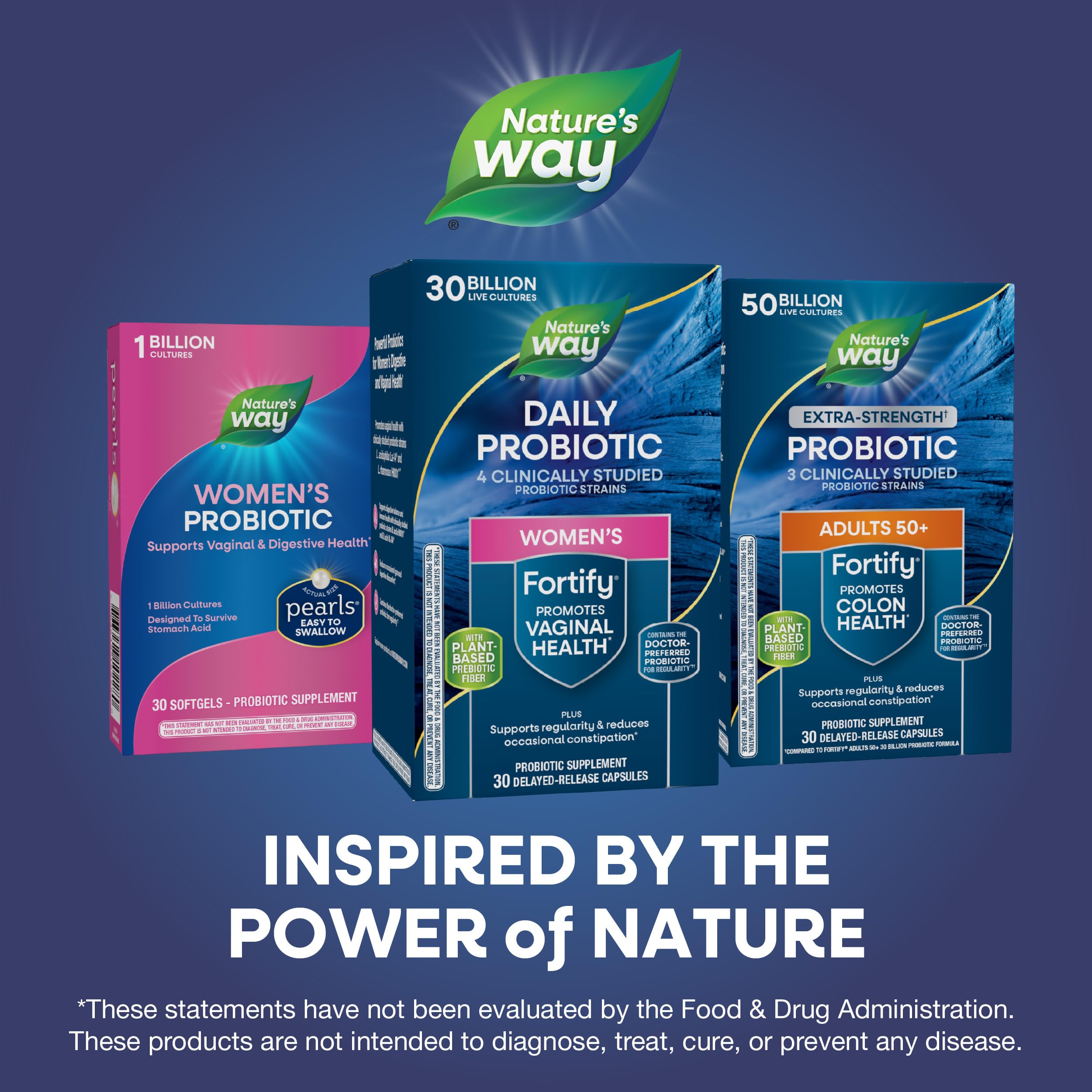 Nature’s Way Fortify Women’s Probiotic, 30 Billion Live Cultures, 11 Strains, Prebiotic, 30 Capsules Nature's Way uk supplements