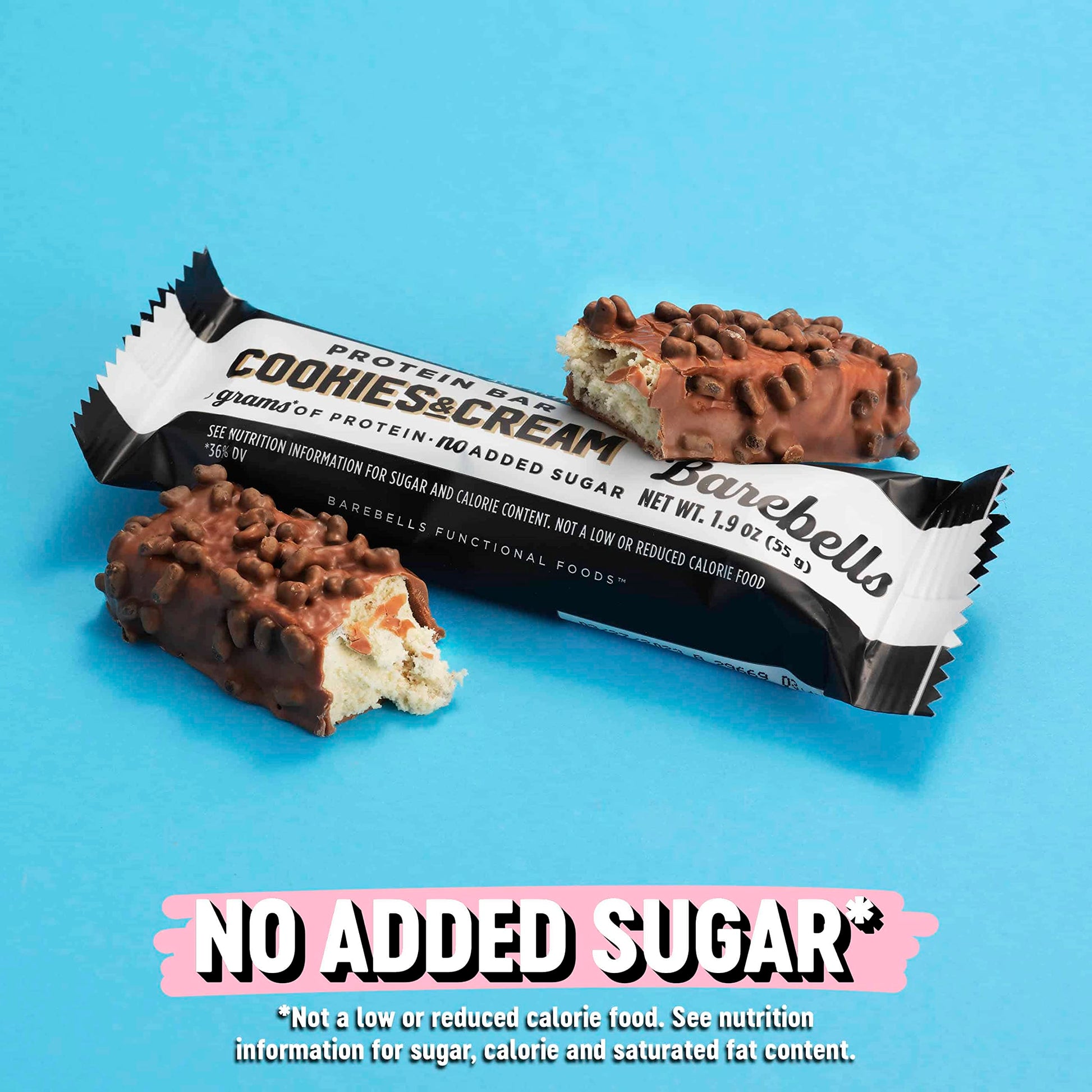 Barebells Protein Bars Cookies & Cream - 12 Count, 1.9oz Bars - Protein Snacks with 20g BAREBELLS uk supplements