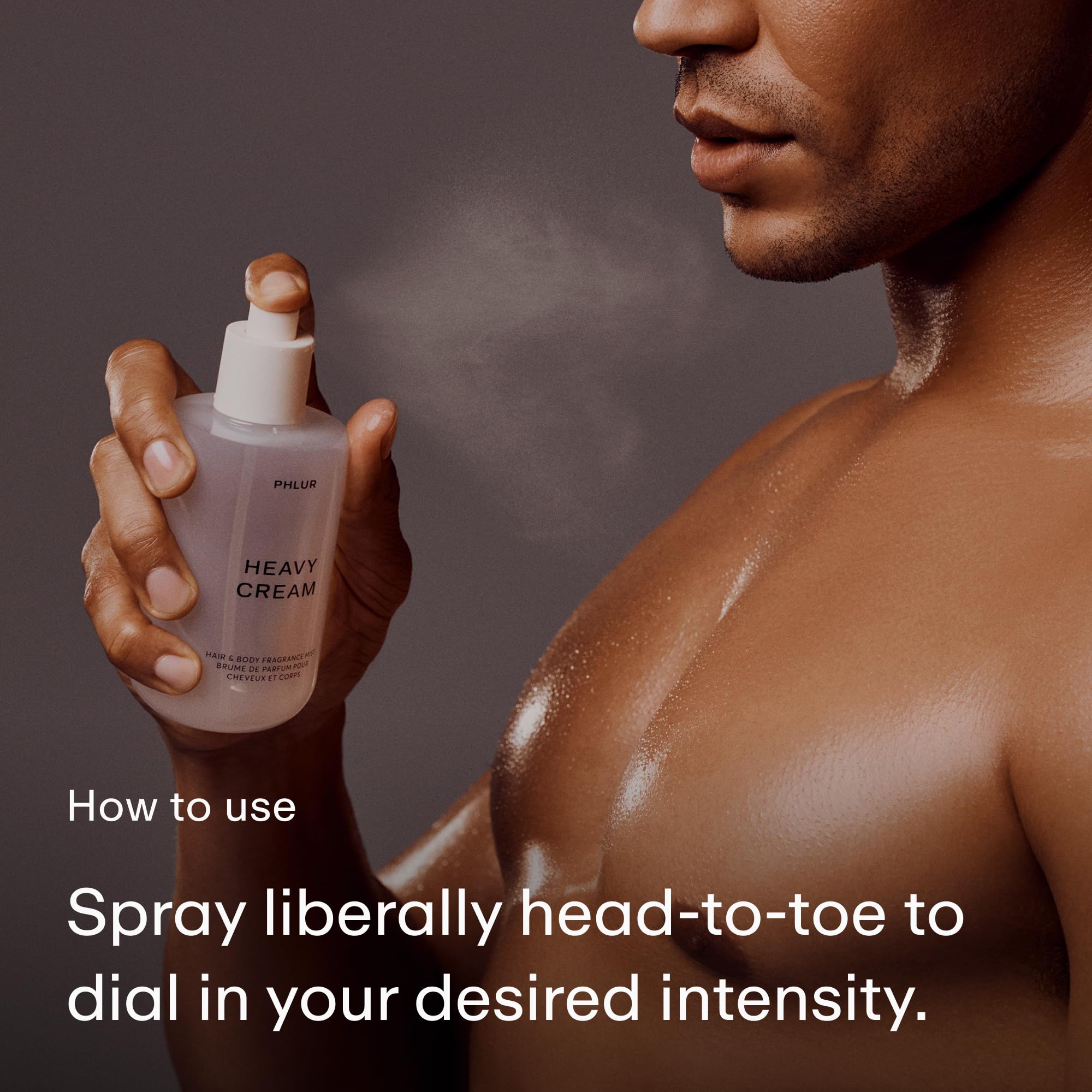 PHLUR Heavy Cream Body Mist, 8 Fl Oz – Hair and Body Perfume for Women, Gourmand Vanilla Body Spray with Marshmallow, Coconut Cream & Citrus Fragrance PHLUR uk supplements