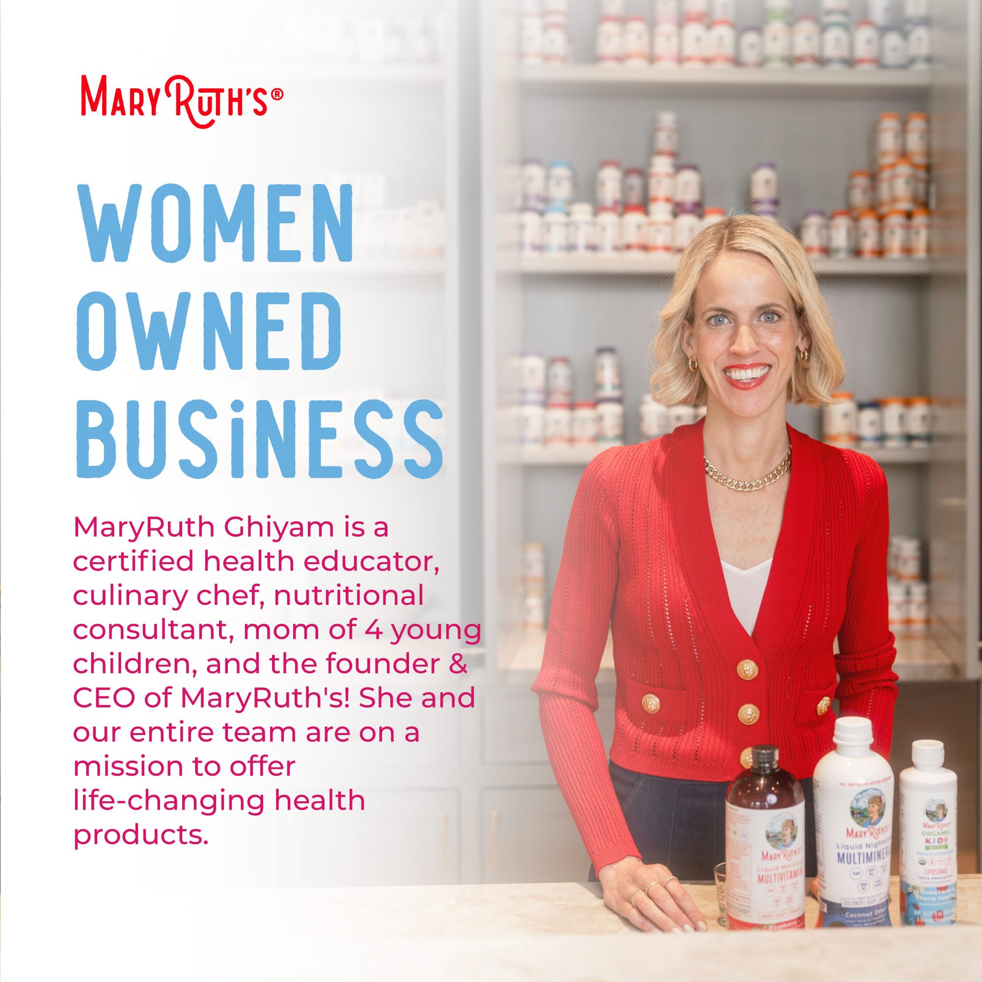 MaryRuth’s Multivitamin Liposomal for Women 40+ | Womens Multivitamin Liposomal | Immune Support Supplement | Menopause Supplement | Methylated Multivitamin | Vegan | Sugar Free | Non-GMO |15.22 Fl Oz MARYRUTH'S uk supplements