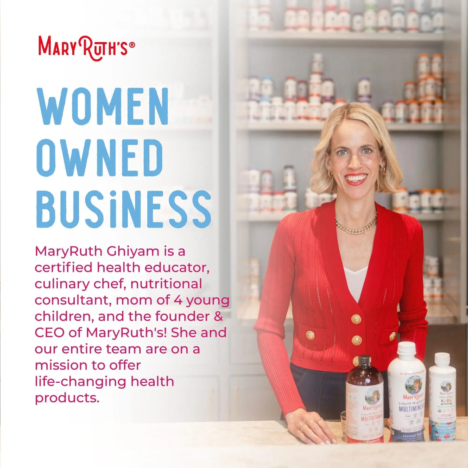 MaryRuth Organics Multivitamin for Women 40+, Womens Multivitamin Liposomal, Immune Support Supplement MaryRuth Organics uk supplements