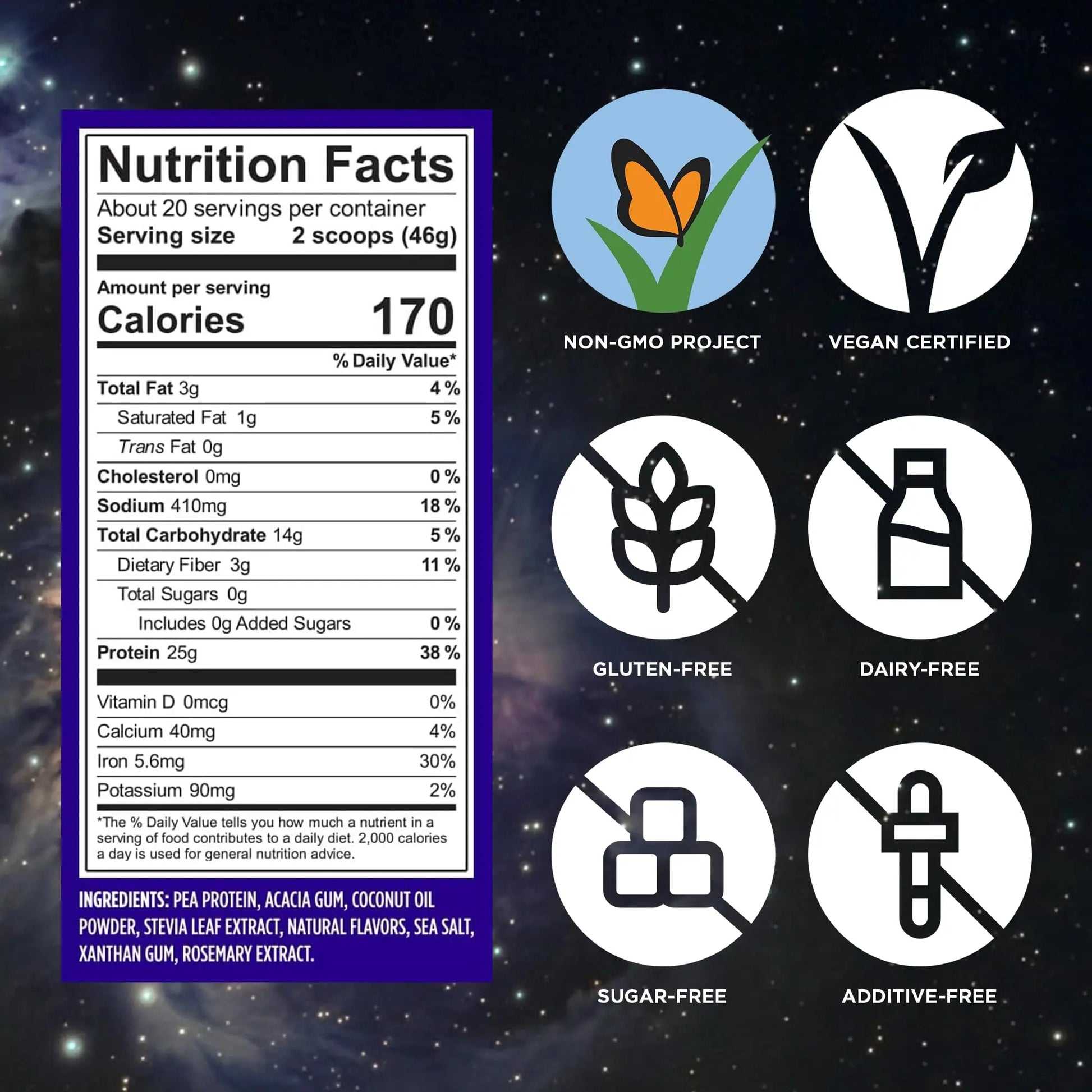 Vega Essential Protein – 25g Plant Based Protein Powder, Creamy Vanilla, Vegan for a Dairy-Free Vanilla Shake – Large Tub, 32.5oz (20 Servings) Vega uk supplements