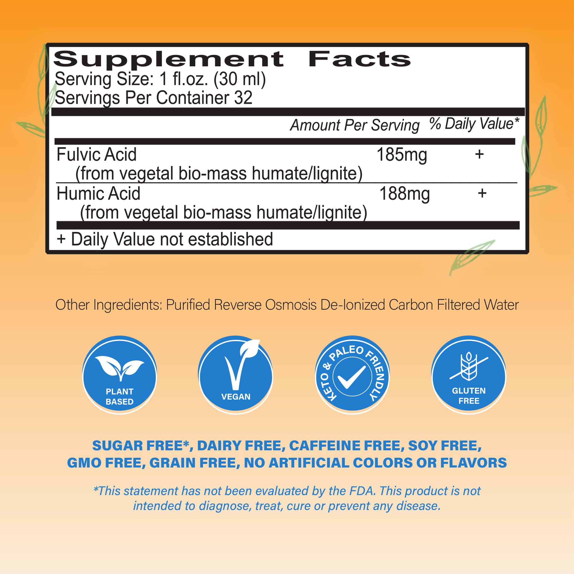 Vital Earth Minerals Detox & Wellness Support – Fulvic Humic Mineral Blend with 70+ Trace Minerals, Electrolytes, 32 Oz Bottle + 14 Single-Serve Packs Vital Earth Minerals uk supplements