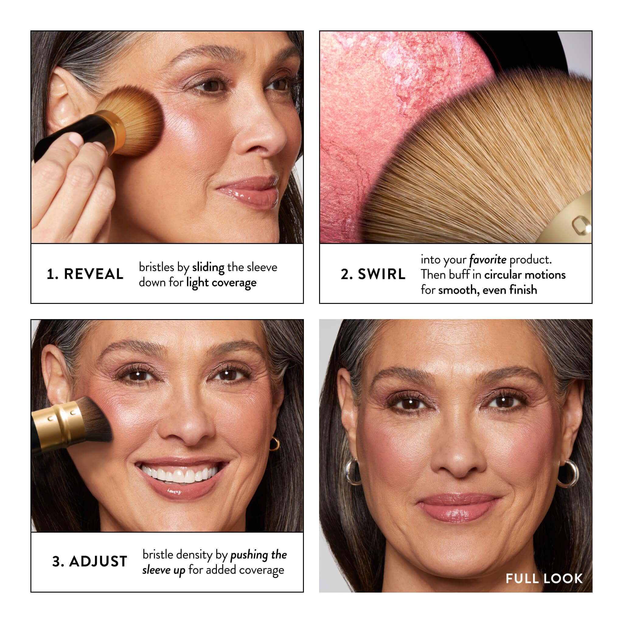 LAURA GELLER NEW YORK Cosmetic Professional Makeup Brushes - Cruelty-Free 02 Retractable Angled Kabuki Brush LAURA GELLER NEW YORK uk supplements
