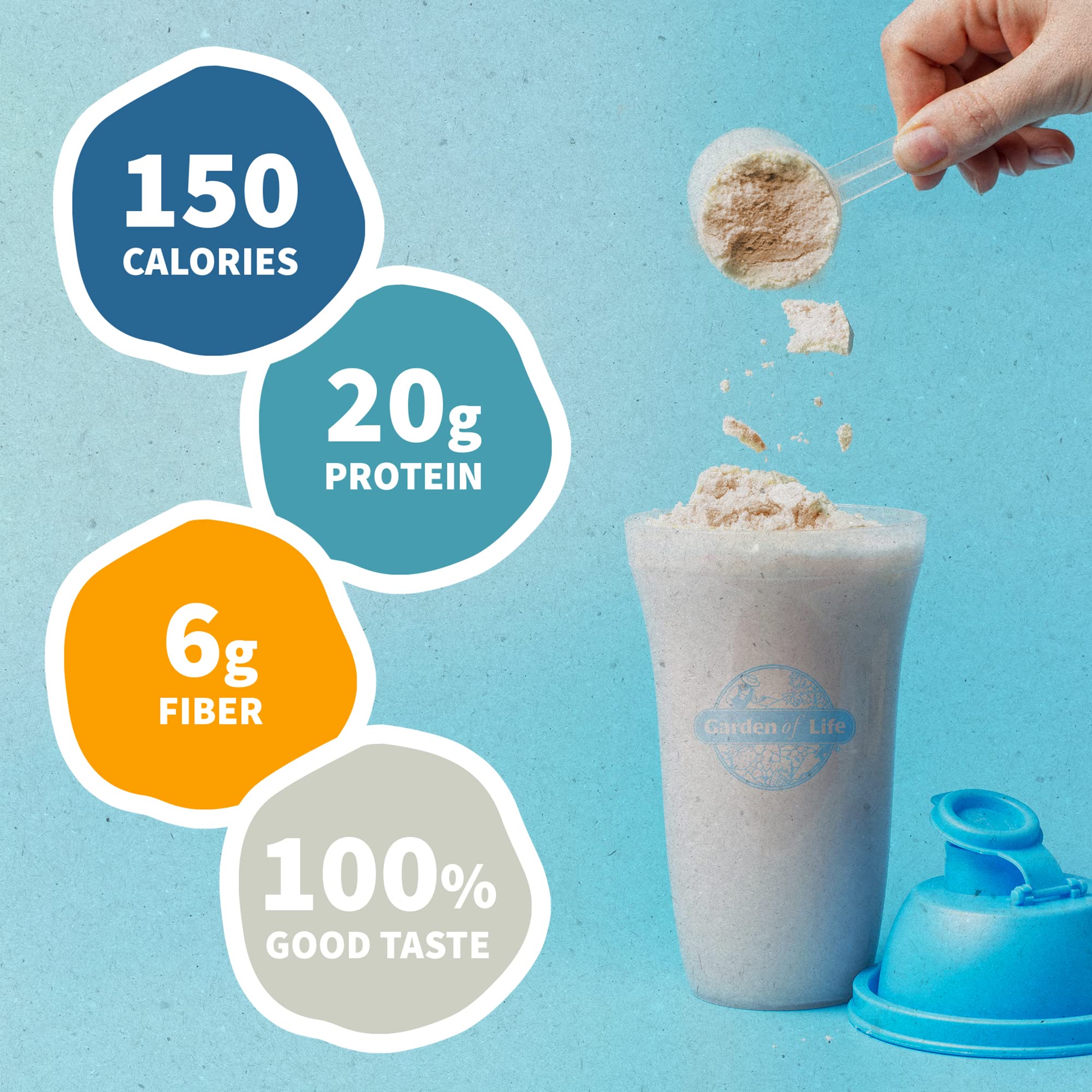 Garden of Life Vegan Protein Powder - Raw Organic Meal Replacement Shakes Garden of Life uk supplements