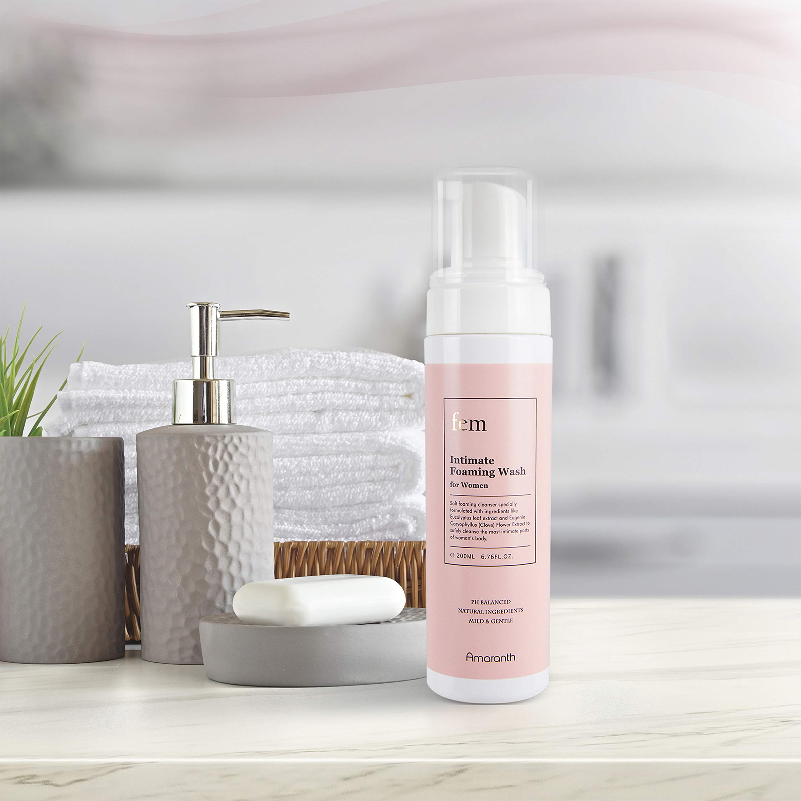 fem pH Balance Intimate Wash for Women, Feminine Wash for Sensitive Skin, Gentle Cleanser Amaranth uk supplements