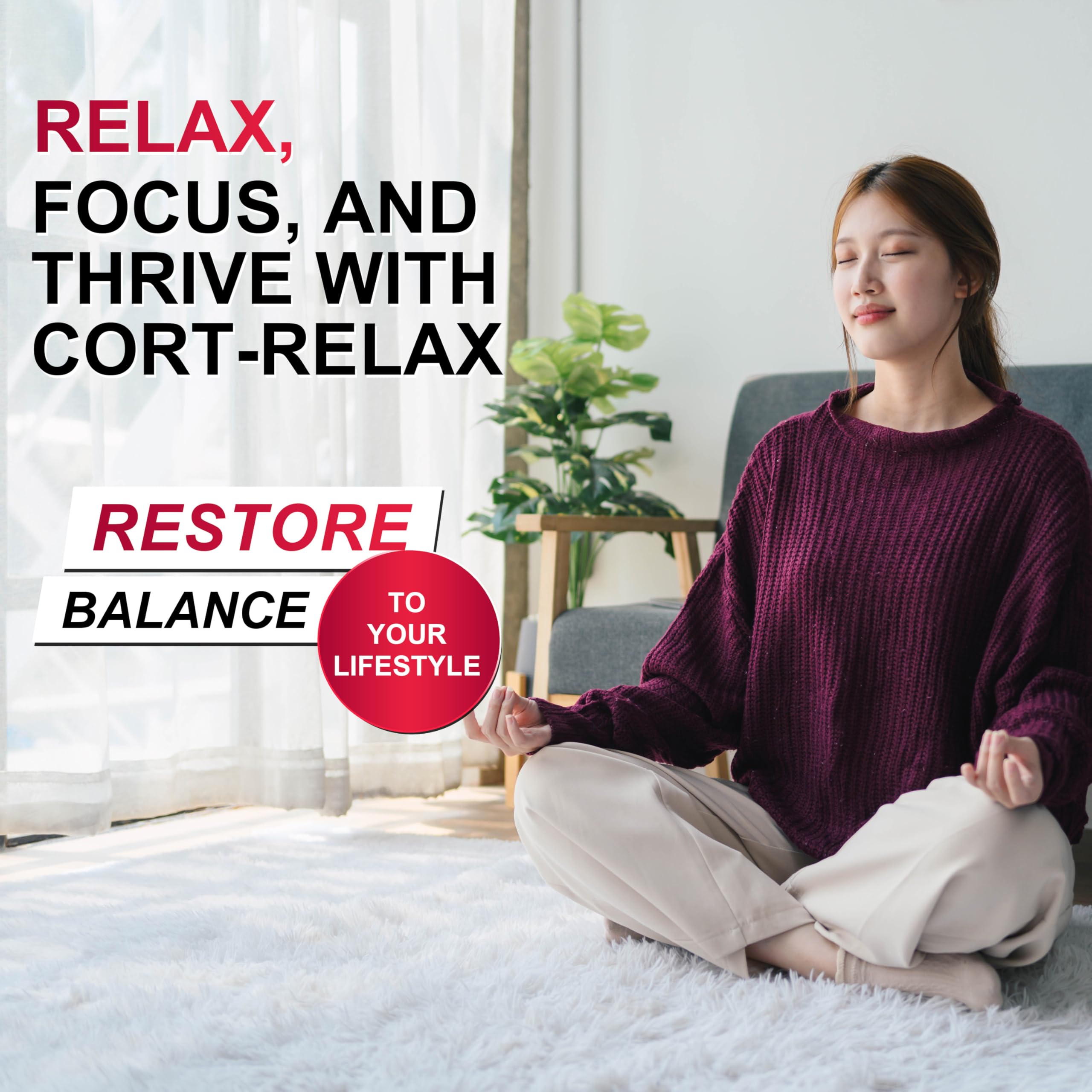 DLNIA Super Calm Cortisol Supplement with Magnesium Glycinate, Ashwagandha KSM-66, L-Theanine, Phosphatidylserine, Ginkgo Biloba & Lions Mane for Calm, Focus, Mental Clarity, Relaxation, Sleep, Energy DLNIA uk supplements