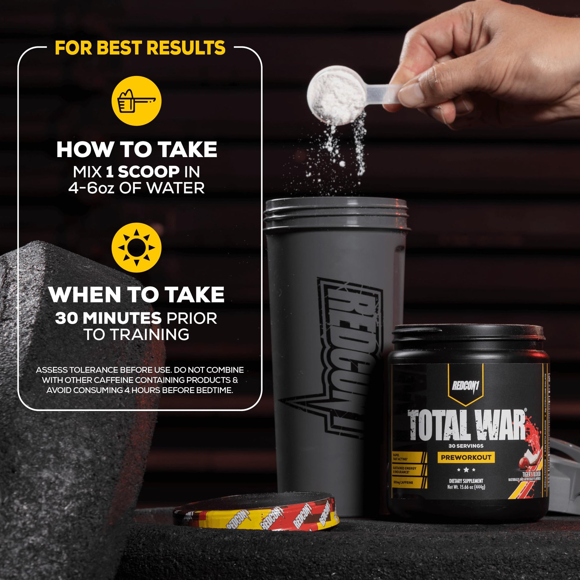 REDCON1 Total War Pre Workout Powder, Kiwi Lime - Beta Alanine + Citrulline Malate Keto REDCON1 uk supplements