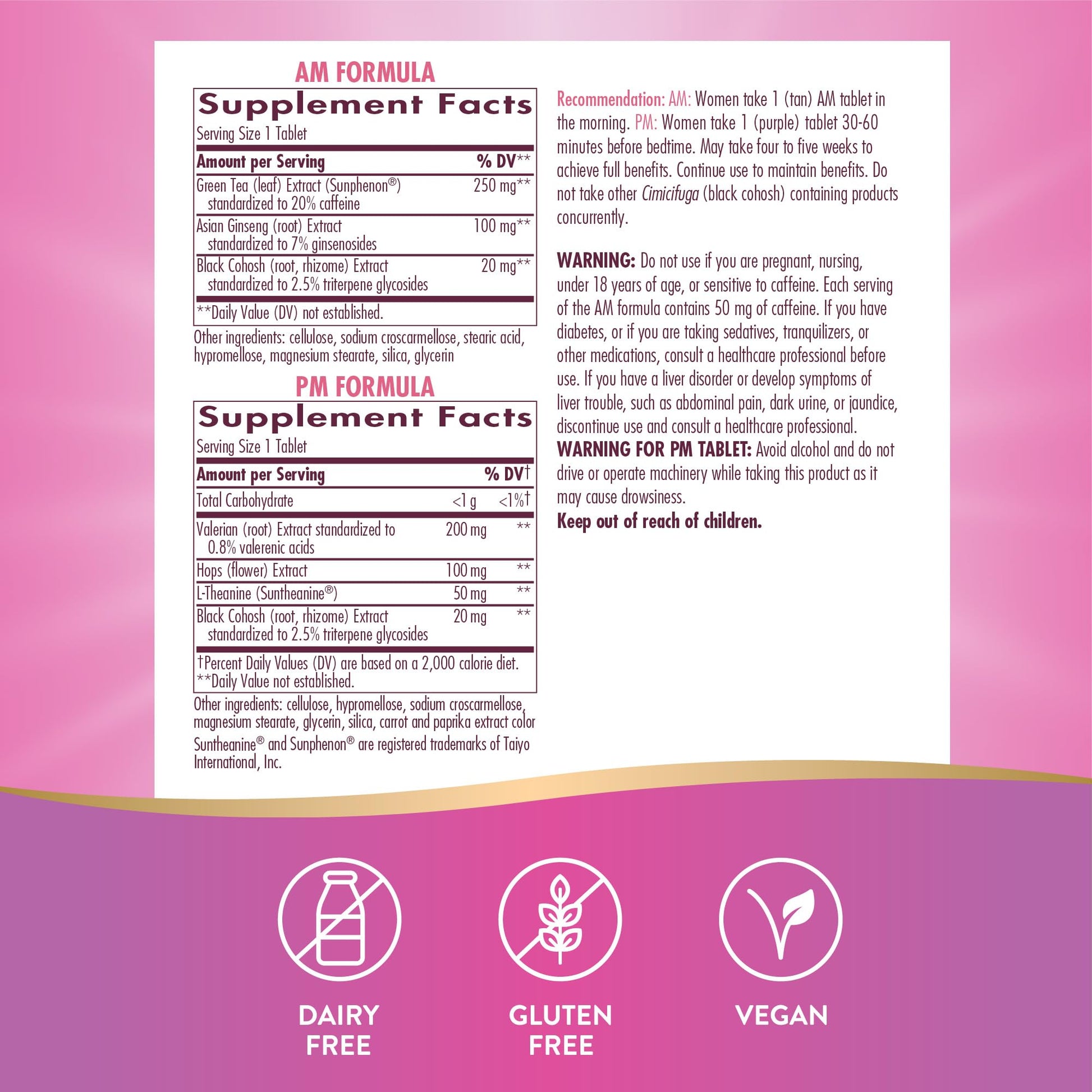 Nature's Way AM/ PM Menopause and Hot Flash Relief*, Hormone-Free Formulas Including Nature's Way uk supplements