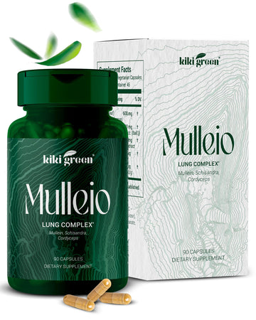 KIKI Green MULLEIO Lung Health Capsules: Herbal Supplement for Lung Cleanse, Better KIKI Green uk supplements