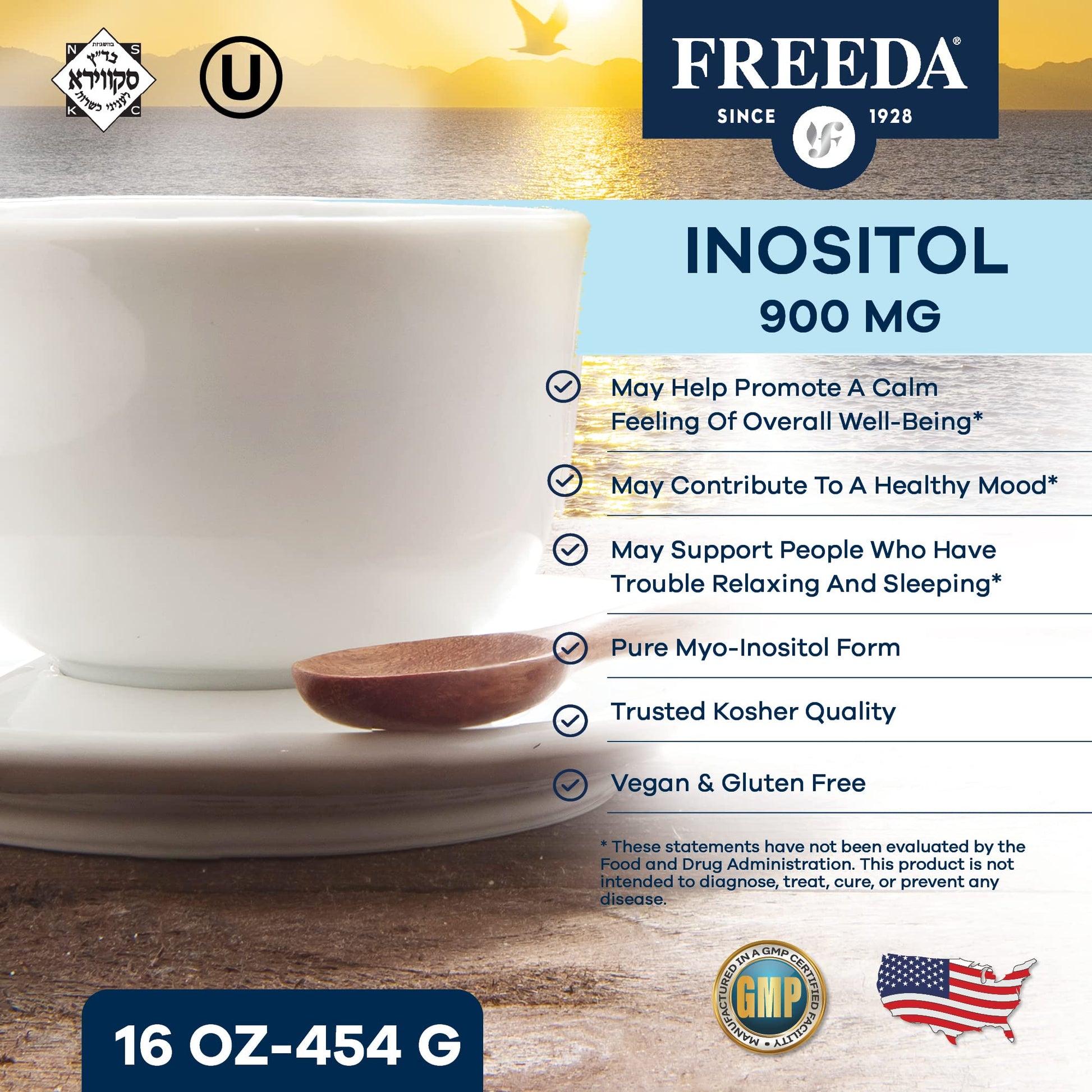 FREEDA Inositol Powder from Myo-Inositol - Hormone Balance for Women - PCOS Supple FREEDA uk supplements