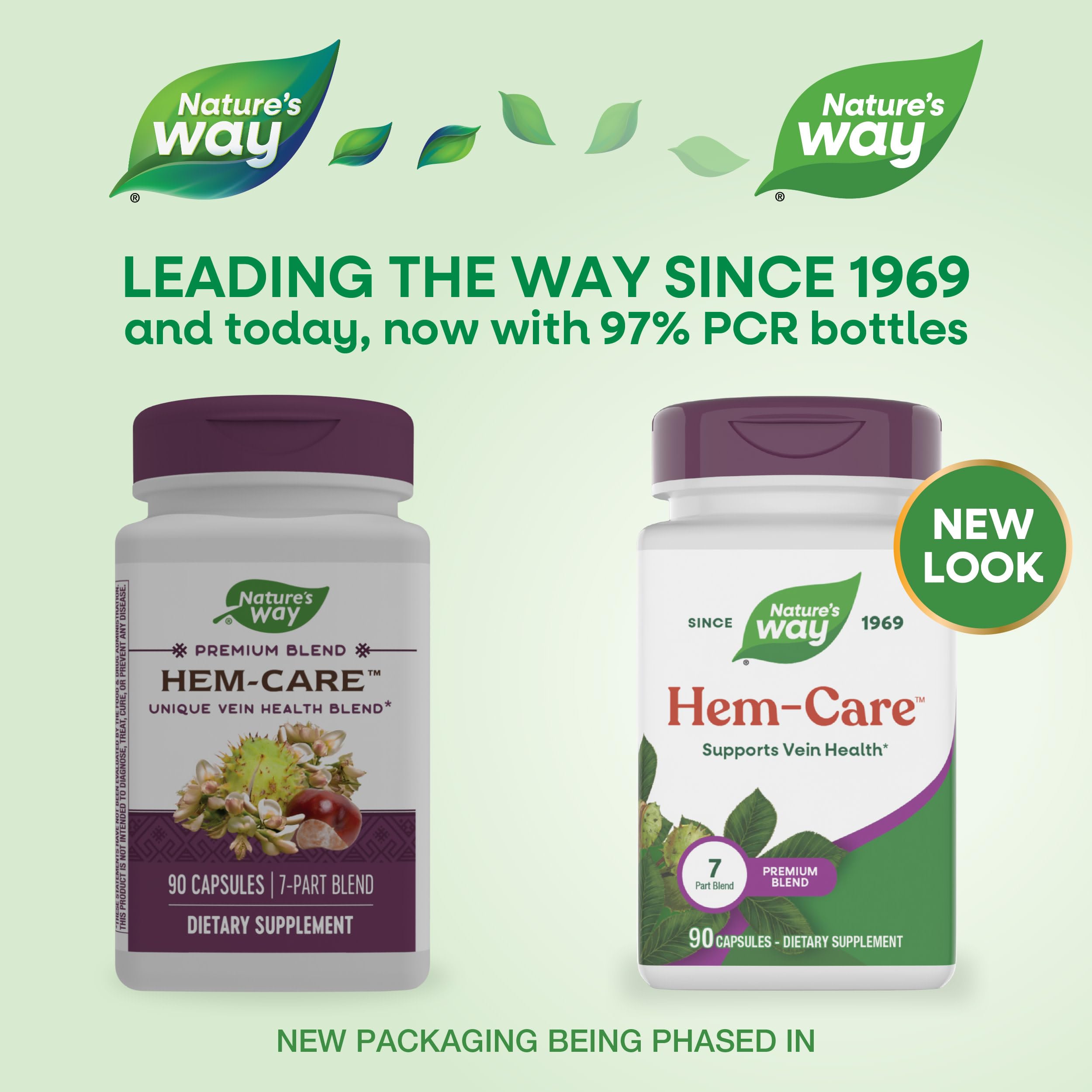 Nature's Way Premium Hem-Care, Unique Vein Health Blend*, 90 Capsules Nature's Way uk supplements