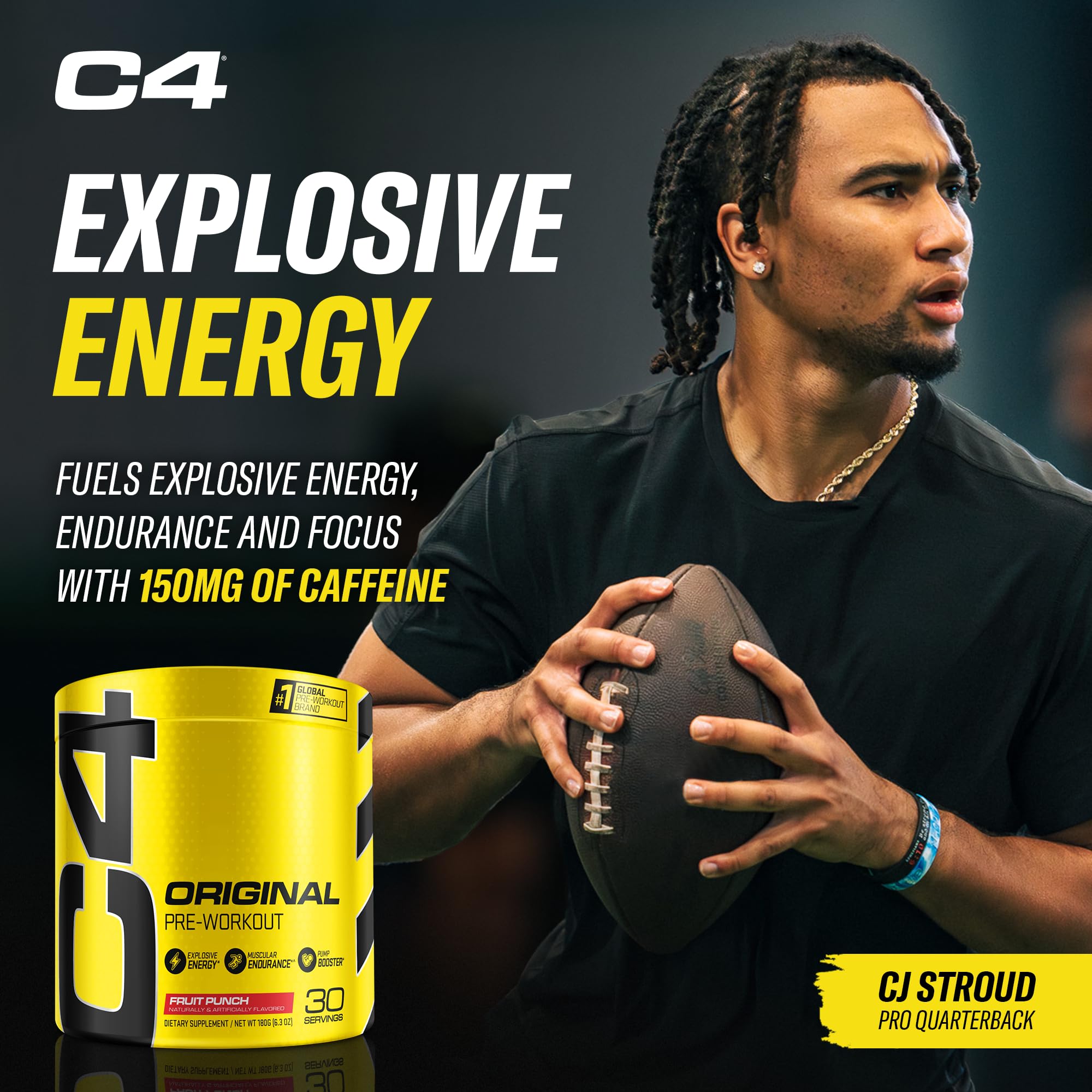 Cellucor Pre Workout & BCAA Bundle, C4 Original Pre Workout Powder, Fruit Punch Scivation uk supplements