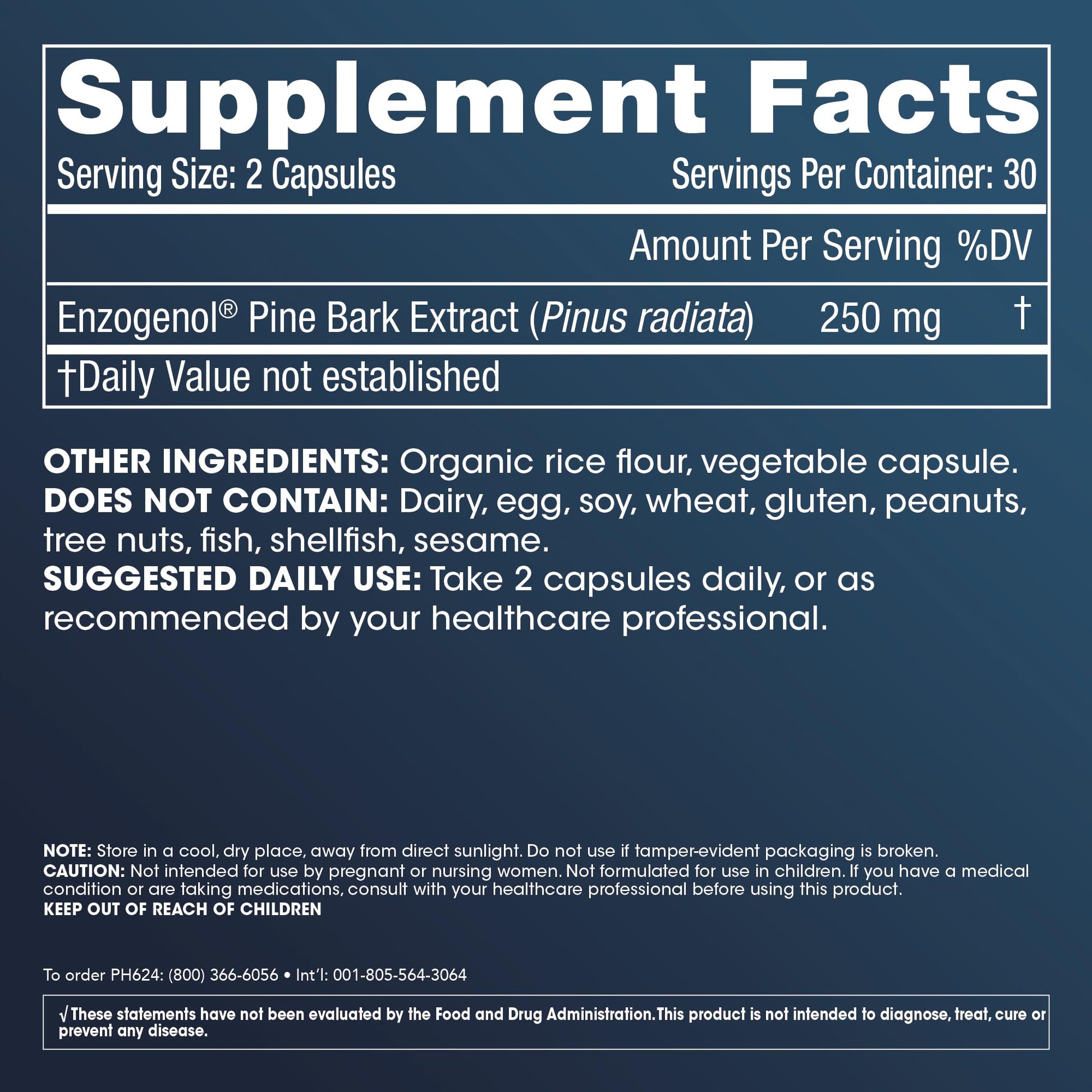 ProHealth Enzogenol Pine Bark Extract | 60 Capsules | New Zealand Sourced Antioxidant Support | Triple 3rd Party Tested, GMP Manufactured in The USA ProHealth uk supplements